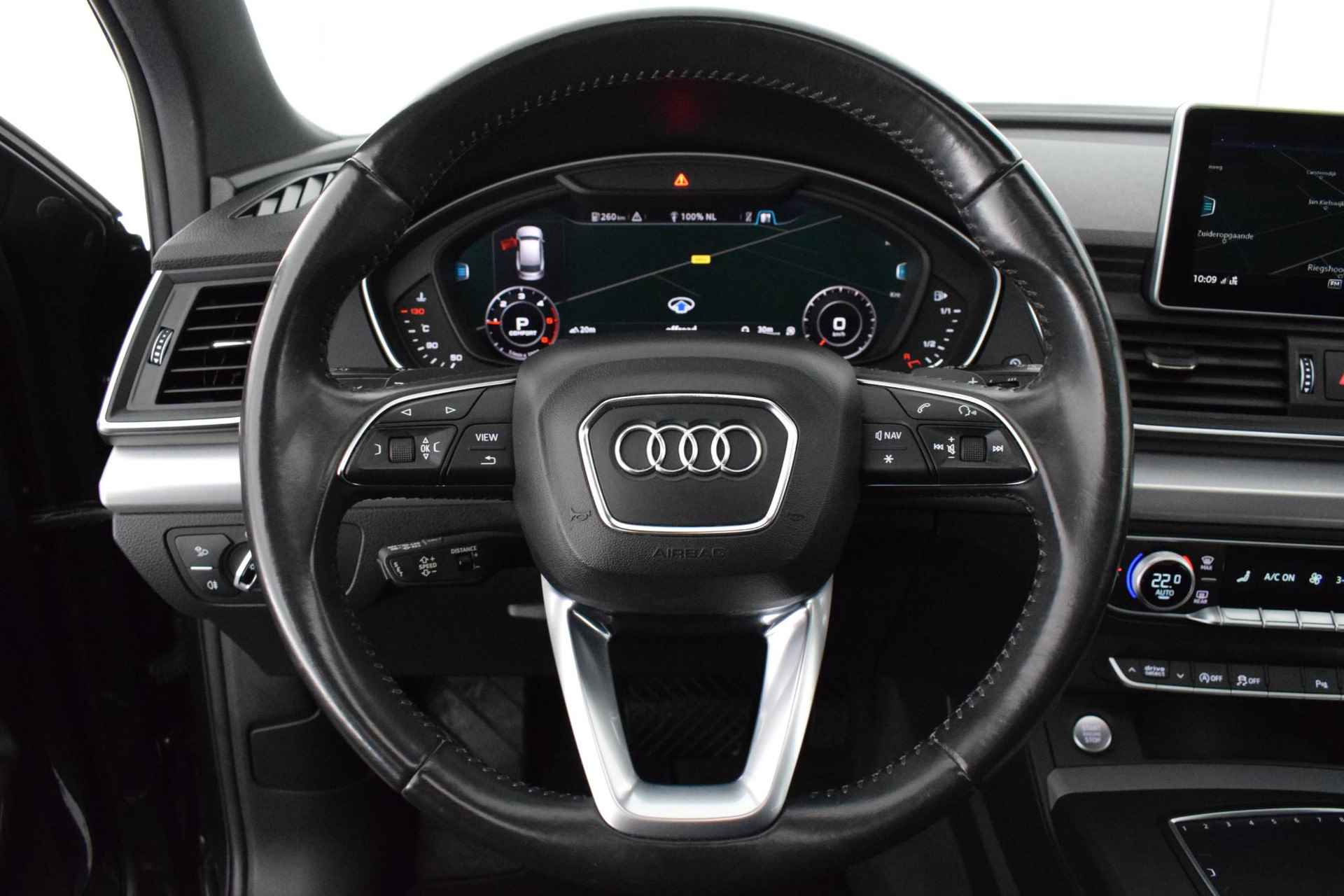 Audi Q5 2.0 TDI 190pk quattro Design Pro Line Plus Trekhaak Camera Stoelverwarming Virtual Cockpit Panoramadak - 21/55