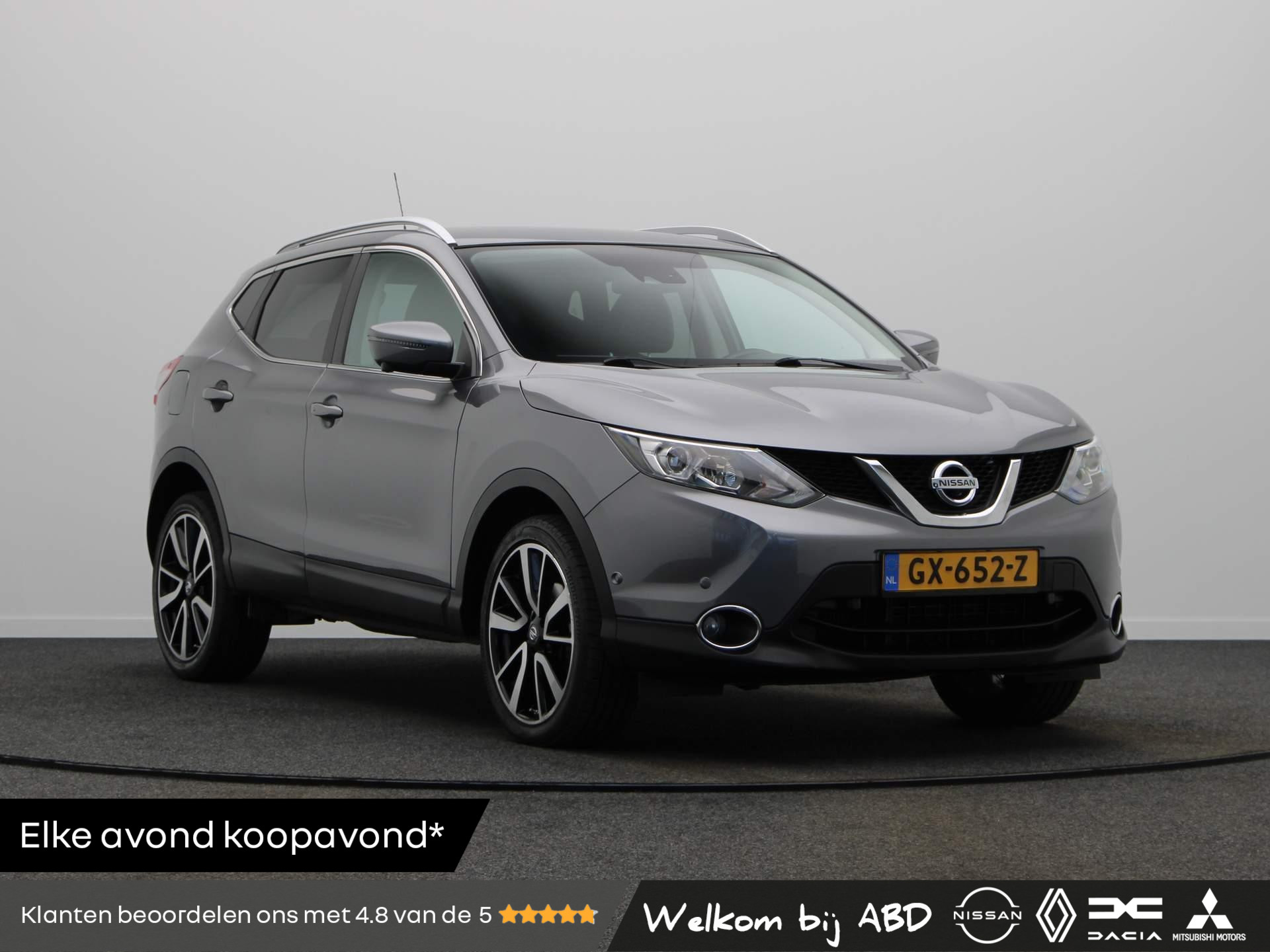 Nissan Qashqai 163 PK DIG-T Tekna | Trekhaak | 1.500 kg trekvermogen! | Lederen bekleding | 360 graden camera |