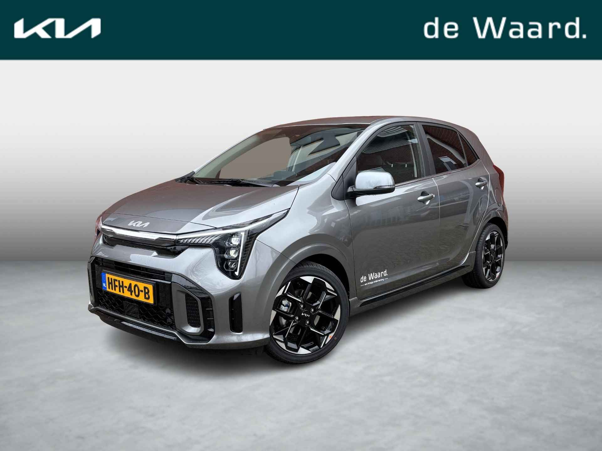 Kia Picanto 1.0 DPI GT-Line | GT-Line bekleding in lederlook | 16" lichtmetalen GT-Line velgen | Schuif-/kantel zonnedak | Stoelverwarming voor en stuurwielverwarming