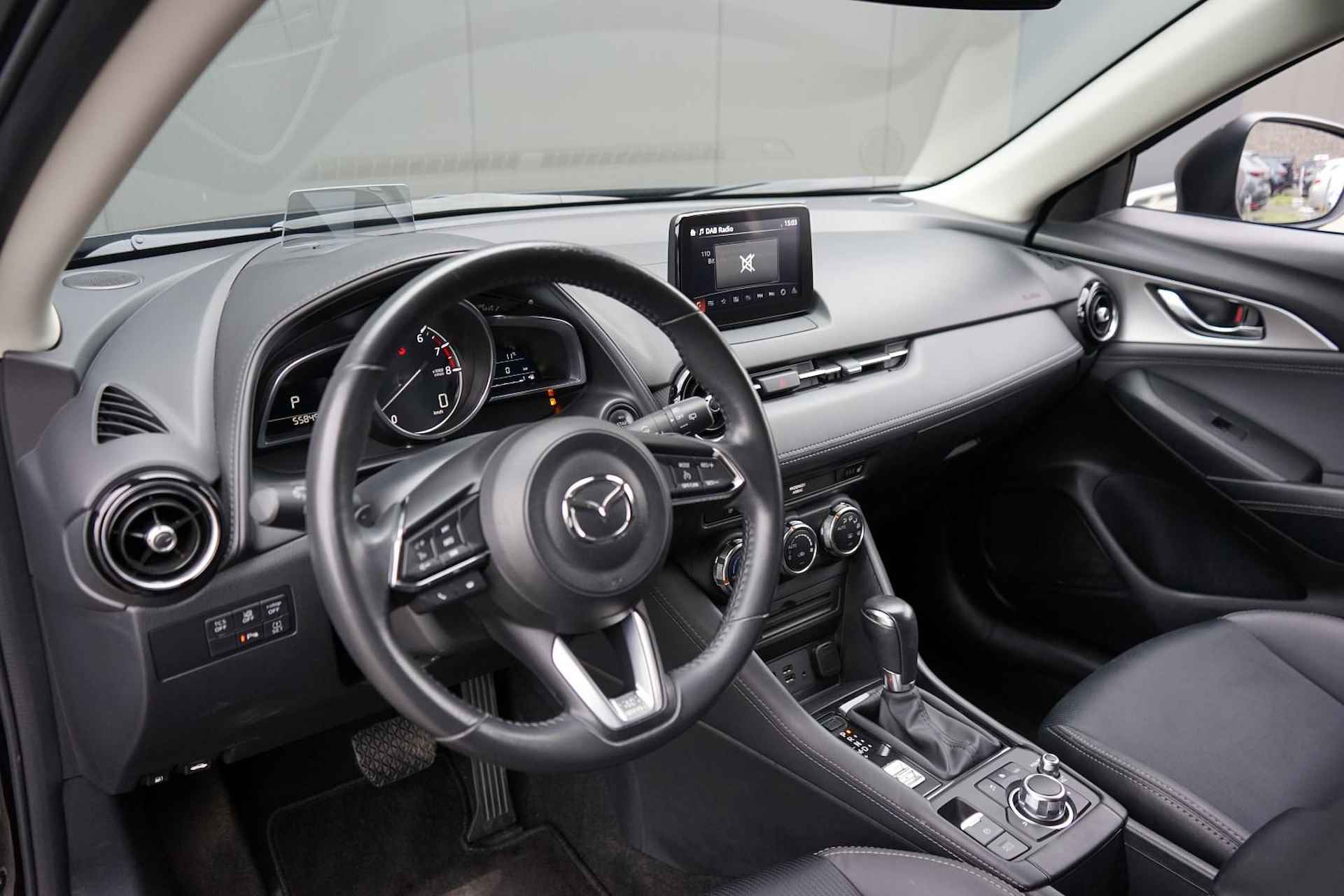 Mazda CX-3 2.0 SkyActiv-G 120 GT-M|1e Eig.|Dealeronderh.|Facelift|LED V+A|Camera|Stoelverw.|Navi|Keyless|Head-up|Half-leer|Privacy - 12/34