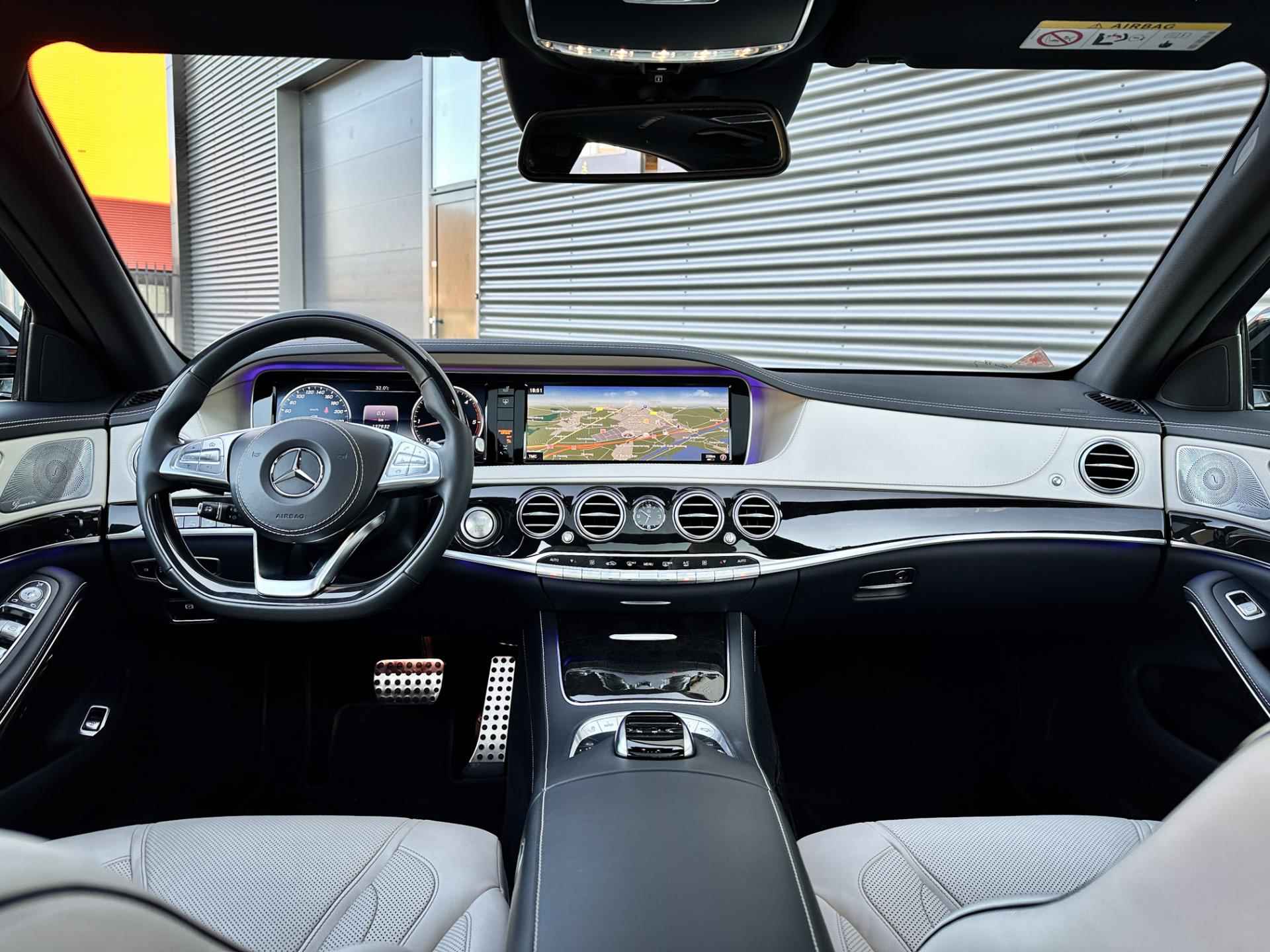 Mercedes-Benz S-klasse 350 BlueTEC Lang AMG Line | Burmester | 360 camera | Panorama dak | Org. NL | Eerste eig. | - 13/67