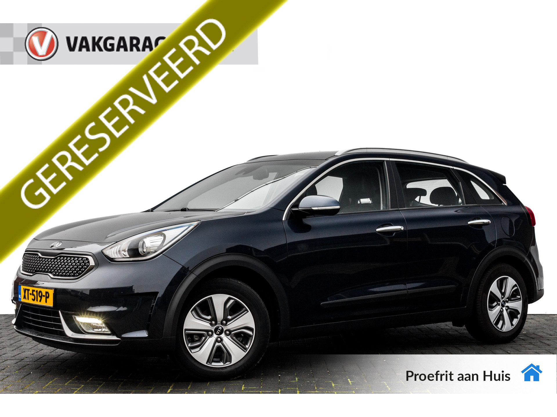 Kia Niro 1.6 GDi Hybrid DynamicLine Automaat Rijklaar. | Trekhaak | Navi Ful Map  | Pdc | Clima |