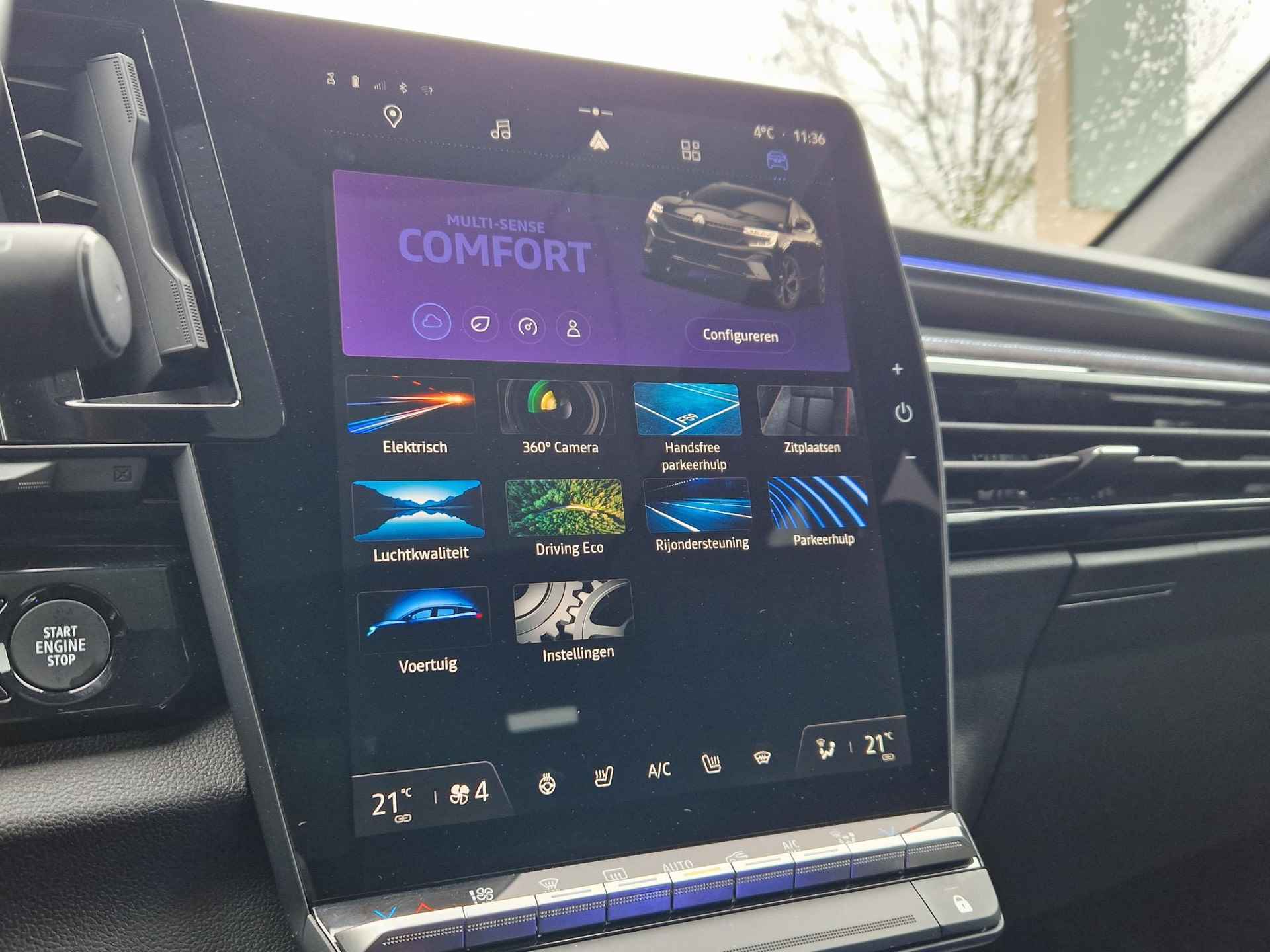 Renault Espace E-Tech Hybrid 200 esprit Alpine 7p. / 7 persoons / Elektrische achterklep / Rondomzicht camera / Navigatie / Apple Carplay Android Auto / HUD / Panoramadak / - 50/57