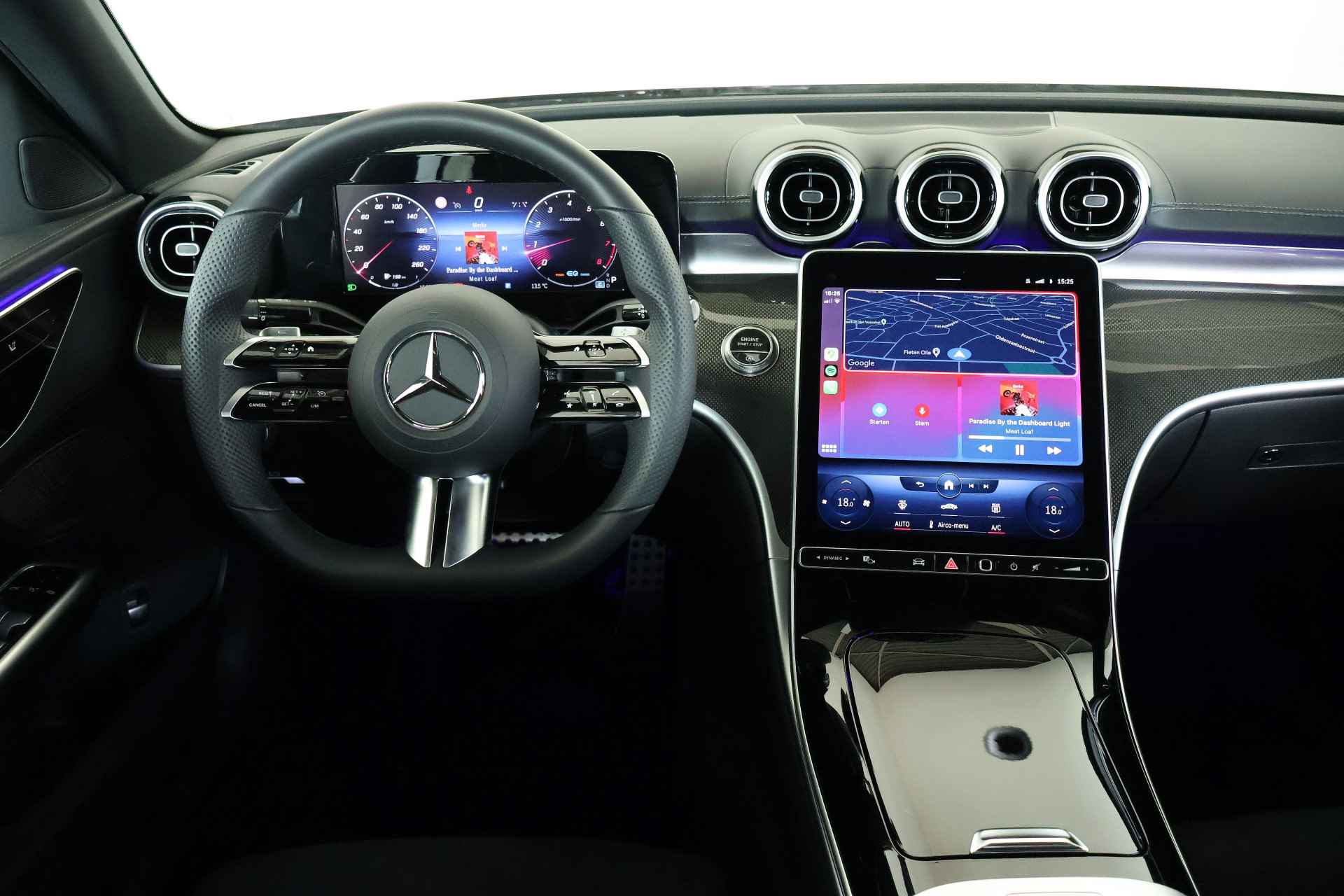 Mercedes-Benz C-Klasse 180 AMG Line / Carplay / Alcantara Leder / LED / DAB - 13/28