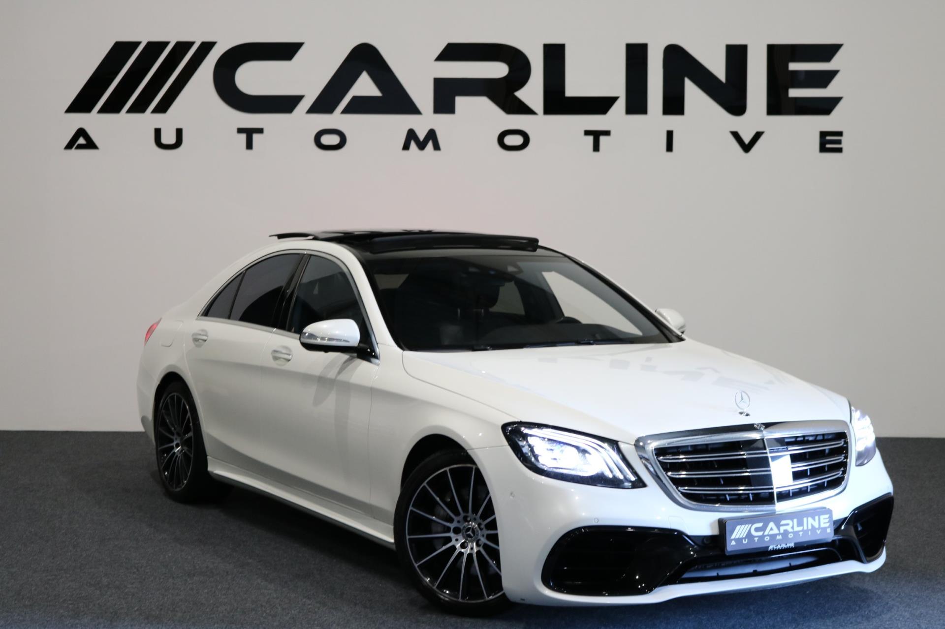 Mercedes-Benz S-klasse 400d 4Matic AMG PANO SFEERVER. 360 CAMERA KEYLESS ASSIST ACC GARANTIE NAP APK