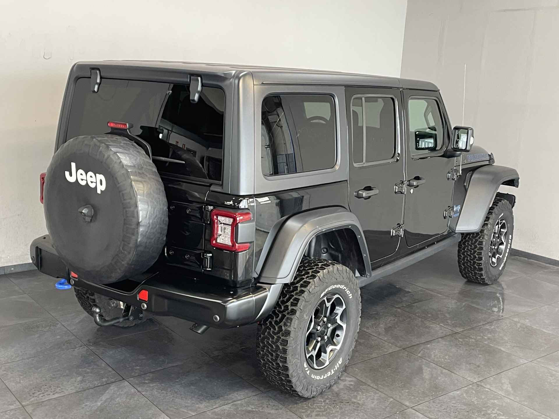 Jeep Wrangler Unlimited 4xe 380 Rubicon ✅ Open Dak ✅ Camera ✅ Stoelverwarming ✅ Stuurverwarming ✅ Trekhaak ✅ - 76/84