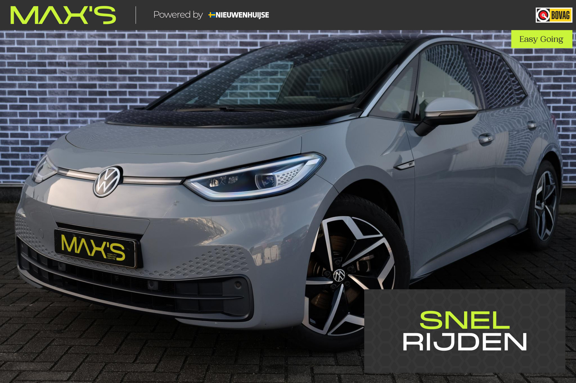 Volkswagen ID.3 First Max 58 kWh | Panoramadak | LED | Stoelverwarming | AdaptCruise | BTW