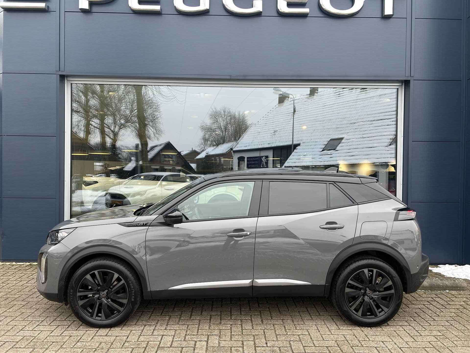 Peugeot 2008 1.2 Hybrid 136 GT | Nieuwe Hybride Uitvoering | Schuif-Kantel Panoramadak | Navigatie | Keyless Entry | HD 360 Graden Camera | Dode Hoek Detectie | 18 Inch Velgen | Full LED Verlichting | Cruise Control adaptief | Climate Control | - 6/50