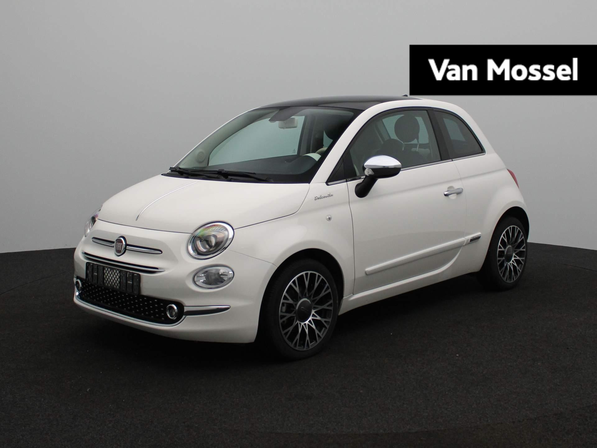 Fiat 500 1.0 Hybrid Dolcevita | Panoramadak | Apple CarPlay | Climate Control | Parkeersensoren | 16'' Velgen |