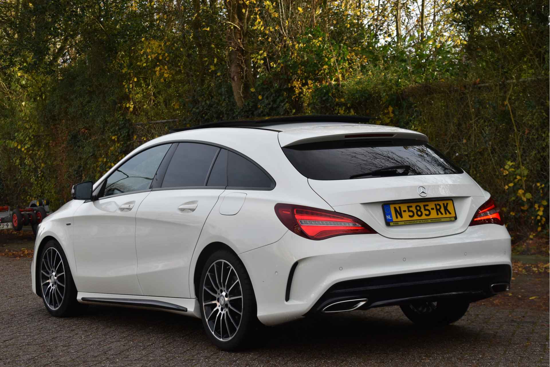 Mercedes-Benz CLA-Klasse Shooting Brake 200 White-Art Edition AMG Night pakket | Open dak | Stoelverwarming | Carplay | Camera | Sfeerverl | Onderh.historie - 5/67