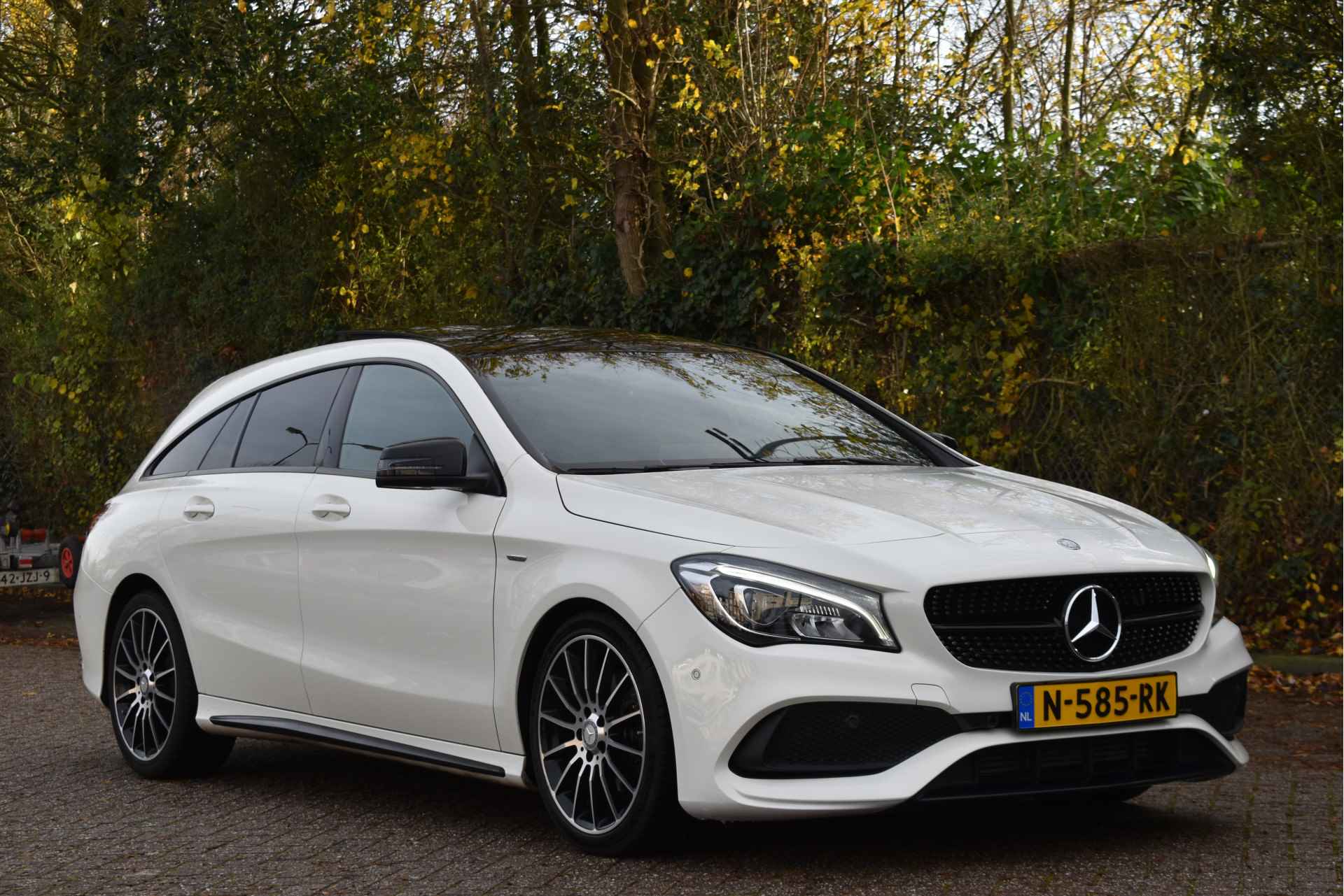 Mercedes-Benz CLA-Klasse Shooting Brake 200 White-Art Edition AMG Night pakket | Open dak | Stoelverwarming | Carplay | Camera | Sfeerverl | Onderh.historie - 7/67