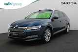 Skoda Superb Combi 1.4 TSI 218PK DSG iV Style | Pano | Trekhaak | Matrix LED | Leder/alcantara | Navi Columbus | 360 Camera | CANTON | Geheugenstoel | Stoel-/achterbankverwarming | Adaptief onderstel