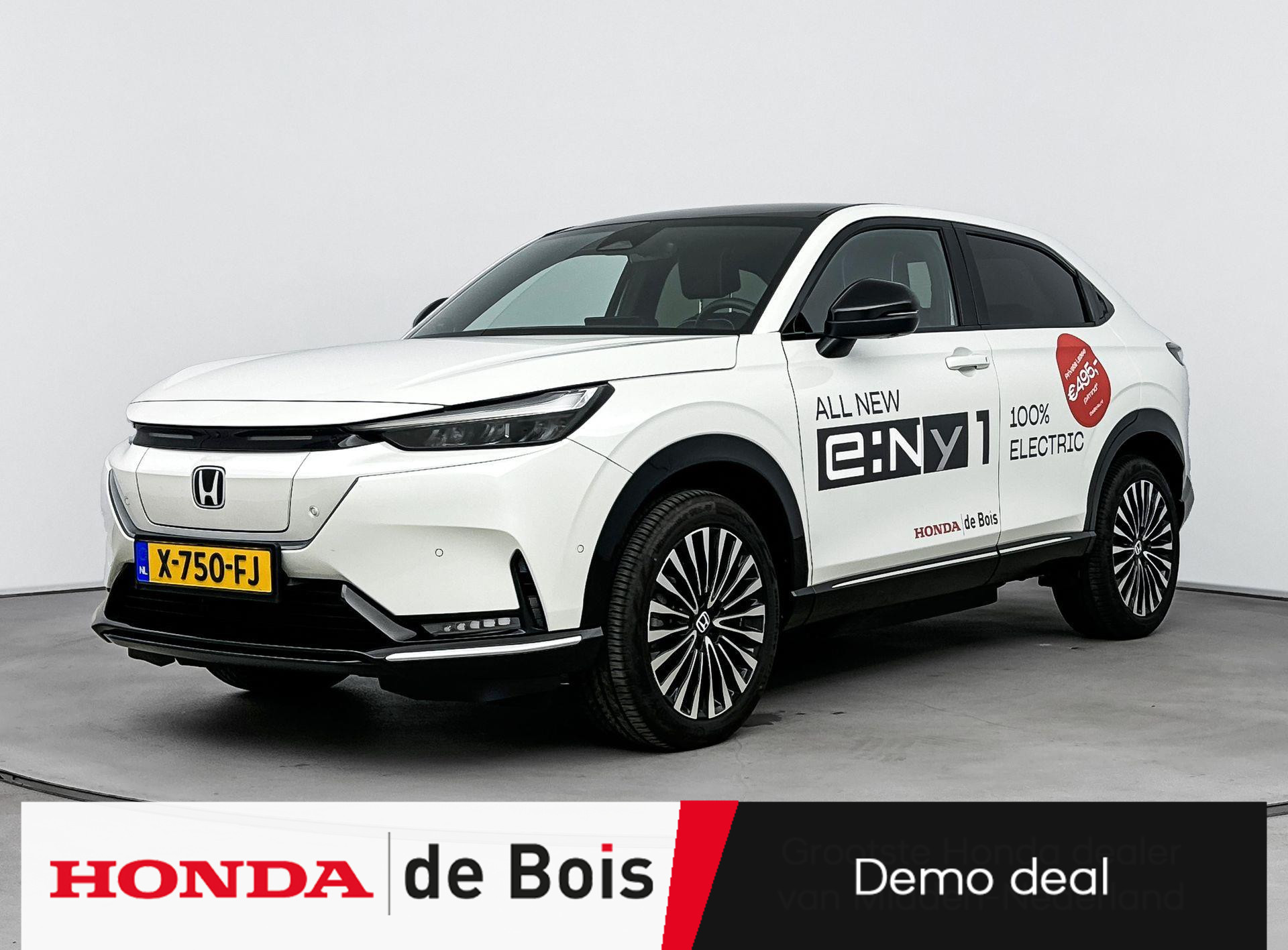 Honda e:Ny1 Advance 69 kWh | Demo Deal! | 100% Electric | Panoramisch dak | Elektrische kofferklep | Lederen interieur |