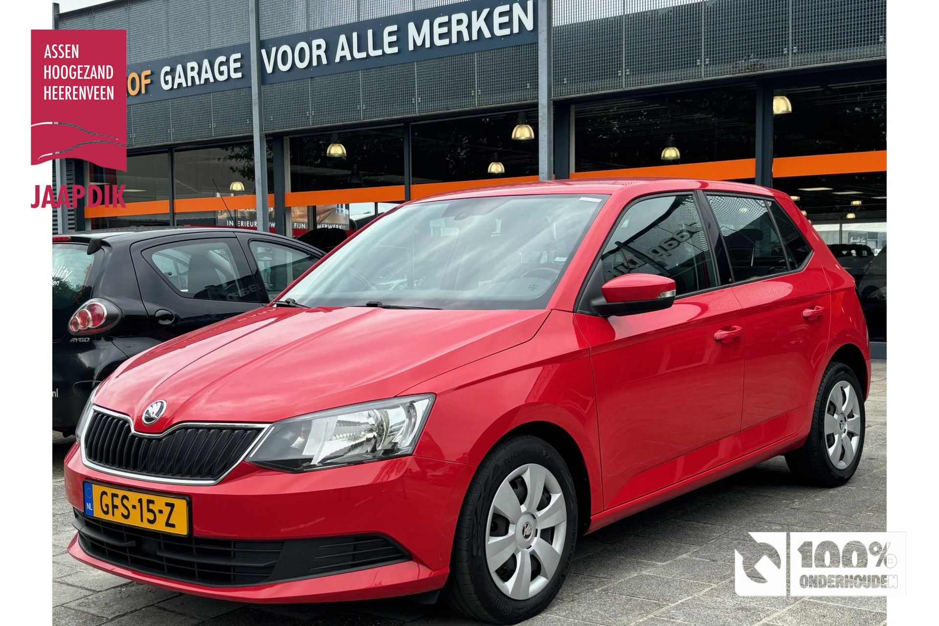 Škoda Fabia BWJ 2018 | 1.0 60PK Active | AIRCO | CRUISE | PDC | LEDERENSTUURWIEL |