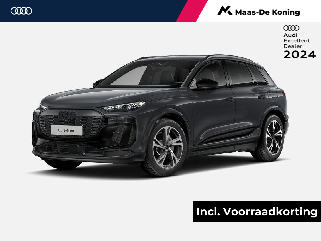 Audi Q6 e-tron Launch edition performance 306 PK · 20" LM Velgen · Exterieurpakket zwart · Tech plus· Privacy glas