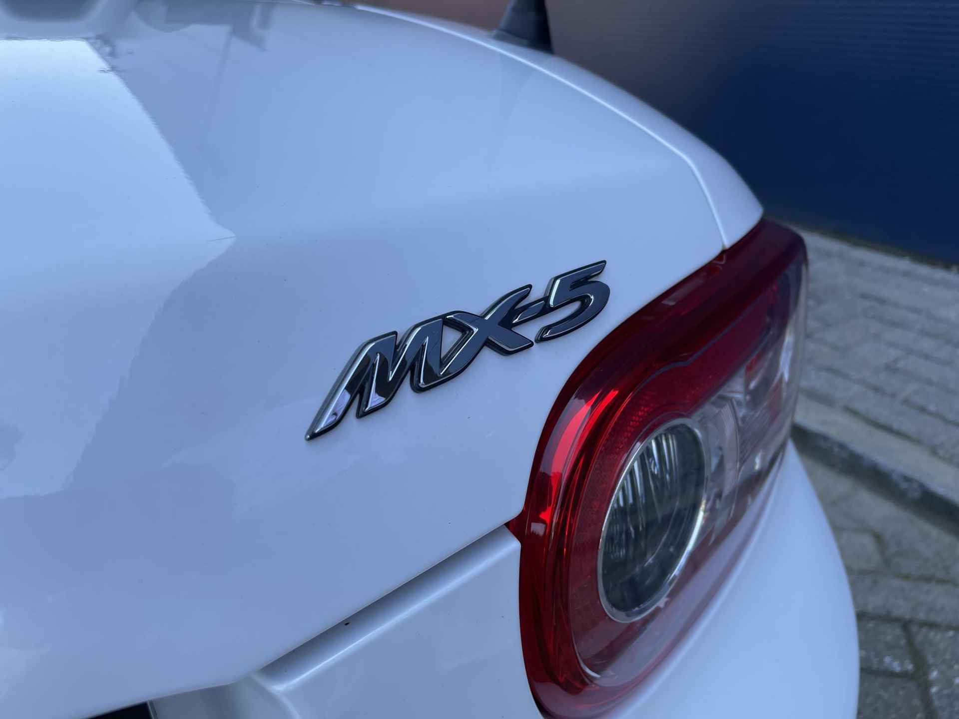 Mazda MX-5 1.8 20th Anniversary "Airco, Lichtmetaal, Pearl White Metallic" - 20/24