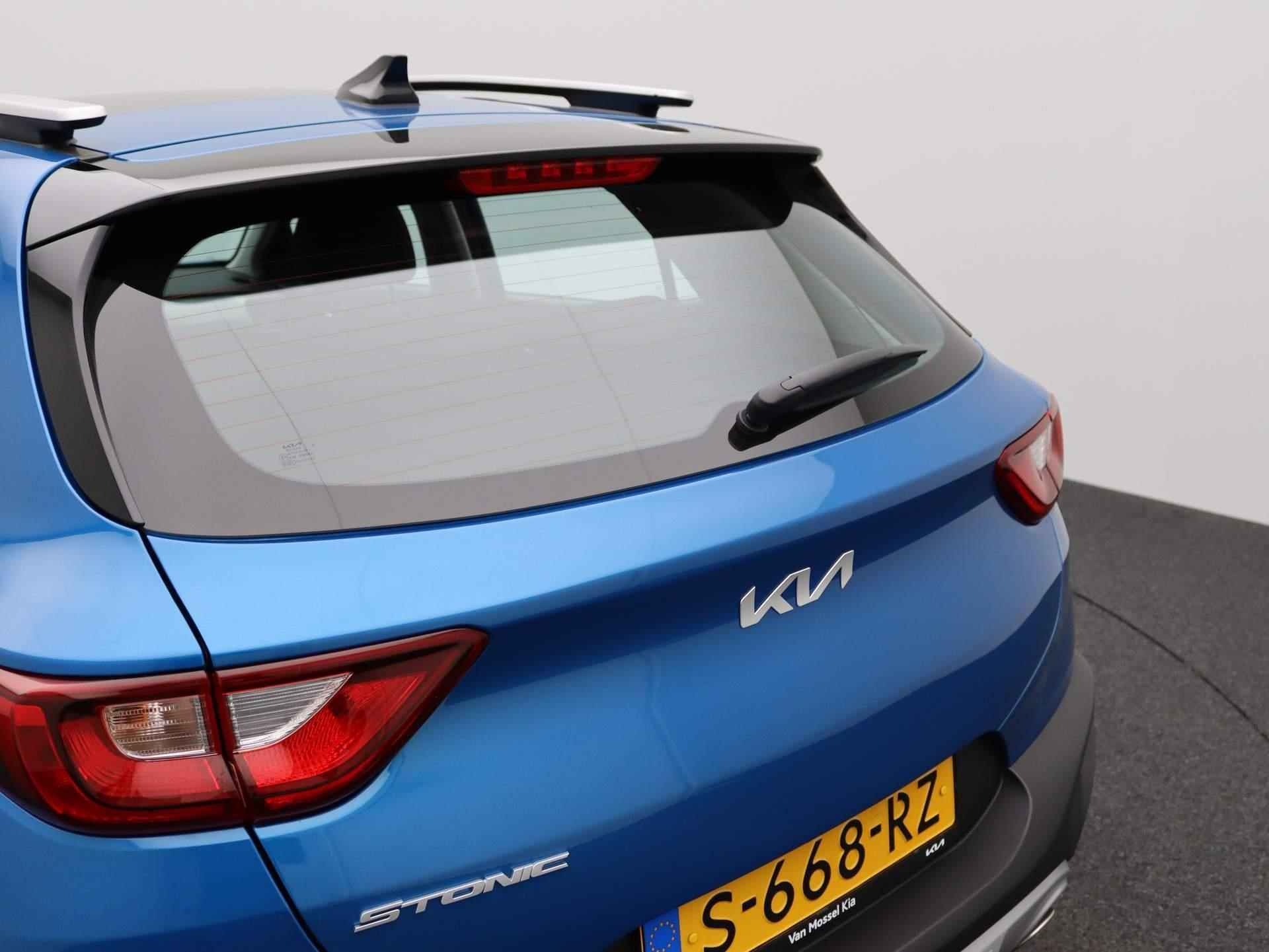 Kia Stonic 1.0 T-GDi MHEV DynamicLine Automaat | Navi| Clima | Lm velgen | Parkeersensoren |  Camera | Zwart dak - 29/43