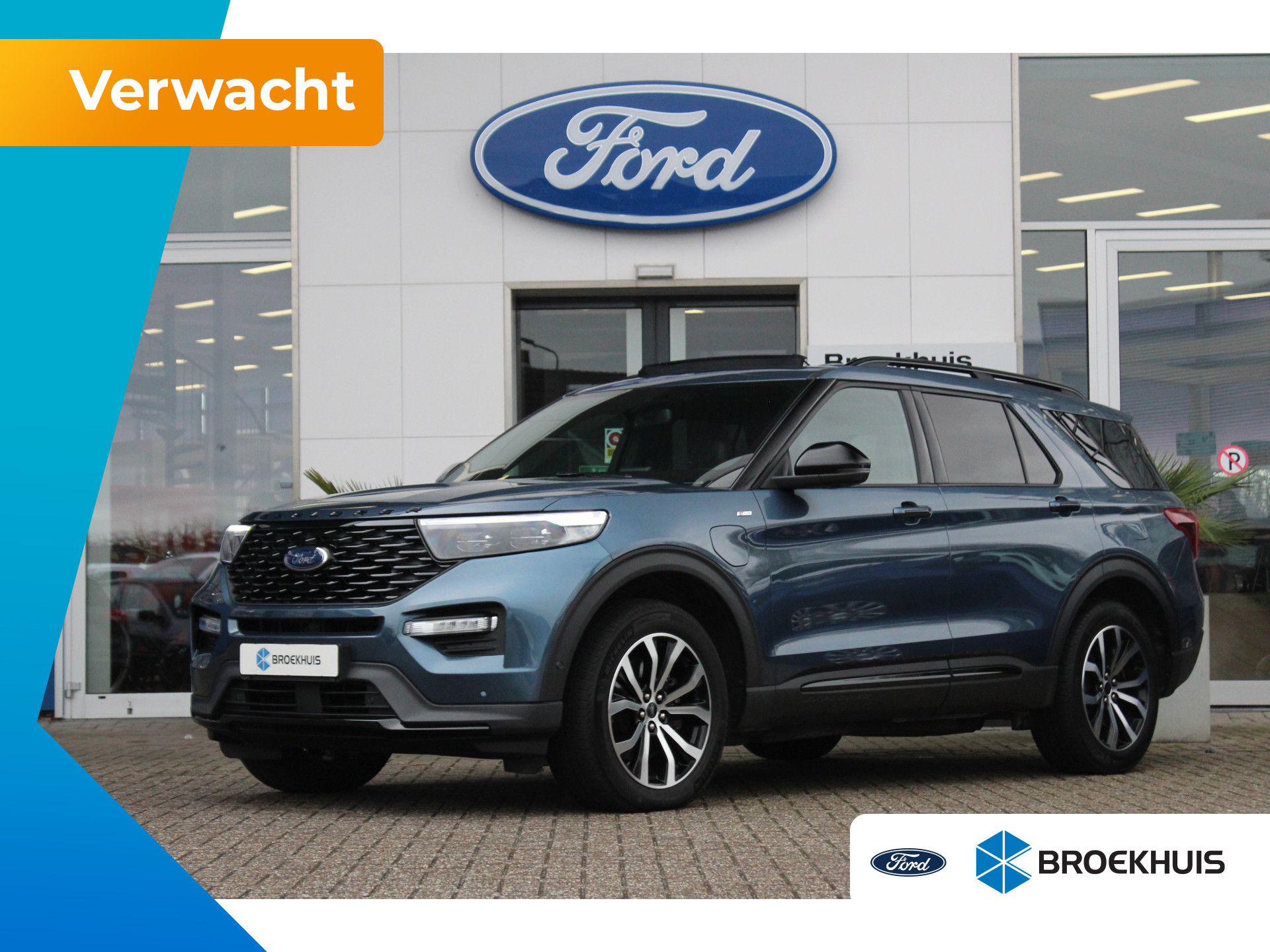 Ford Explorer 3.0 V6 EcoBoost PHEV ST-Line | BLIS | Adap. CruiseControl | 7-Persoons | Lederen Bekleding | Winterpack | Massagefunctie |