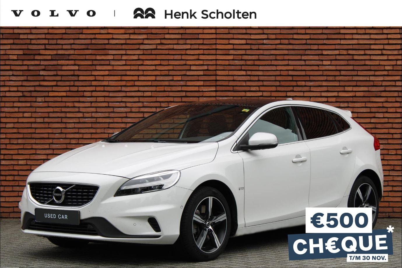 Volvo V40 T3 AUT6 153PK Polar+ Sport, Electronic Climate Control, Verwarmbare Voorstoelen, Panoramadak, Getint Glas Achter, Navigatiesysteem, Volvo On Call, Achteruitrijcamera, Keyless Entry, Parkeersensoren, High Performance Audio