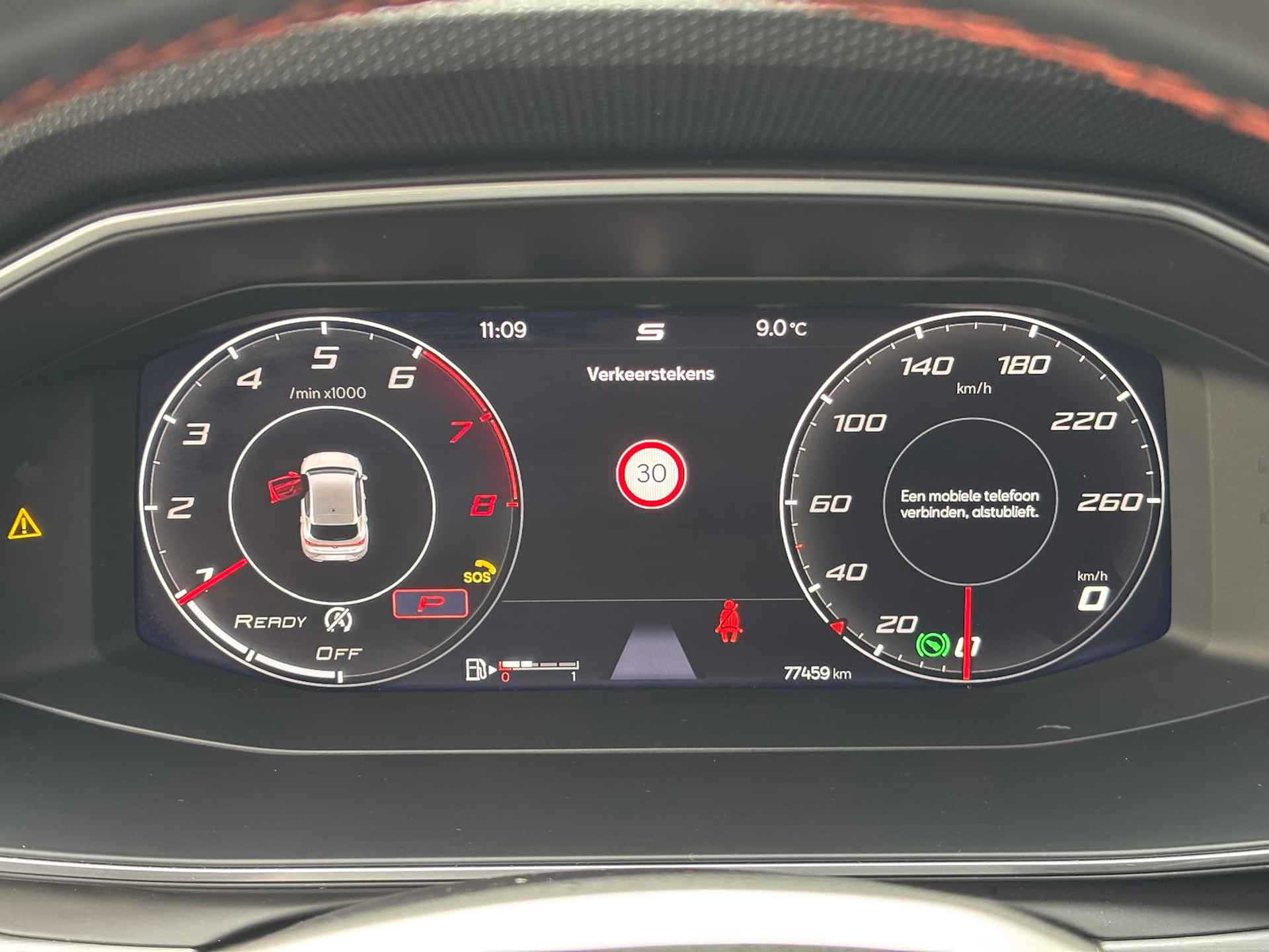 SEAT Leon 1.5 eTSI FR Launch Edition / Digitale Cockpit / Sportstoelen / LED / Dodehoek Sensor / Parkeersensoren V+A P4 - 18/28