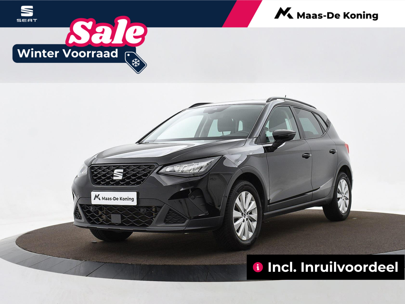 SEAT Arona Reference 1.0 70 kW / 95 pk EcoTSI SUV 5 versn. Ha nd | Metallic lak | Lichtmetalen Velgen | Incl. inruilvoordeel