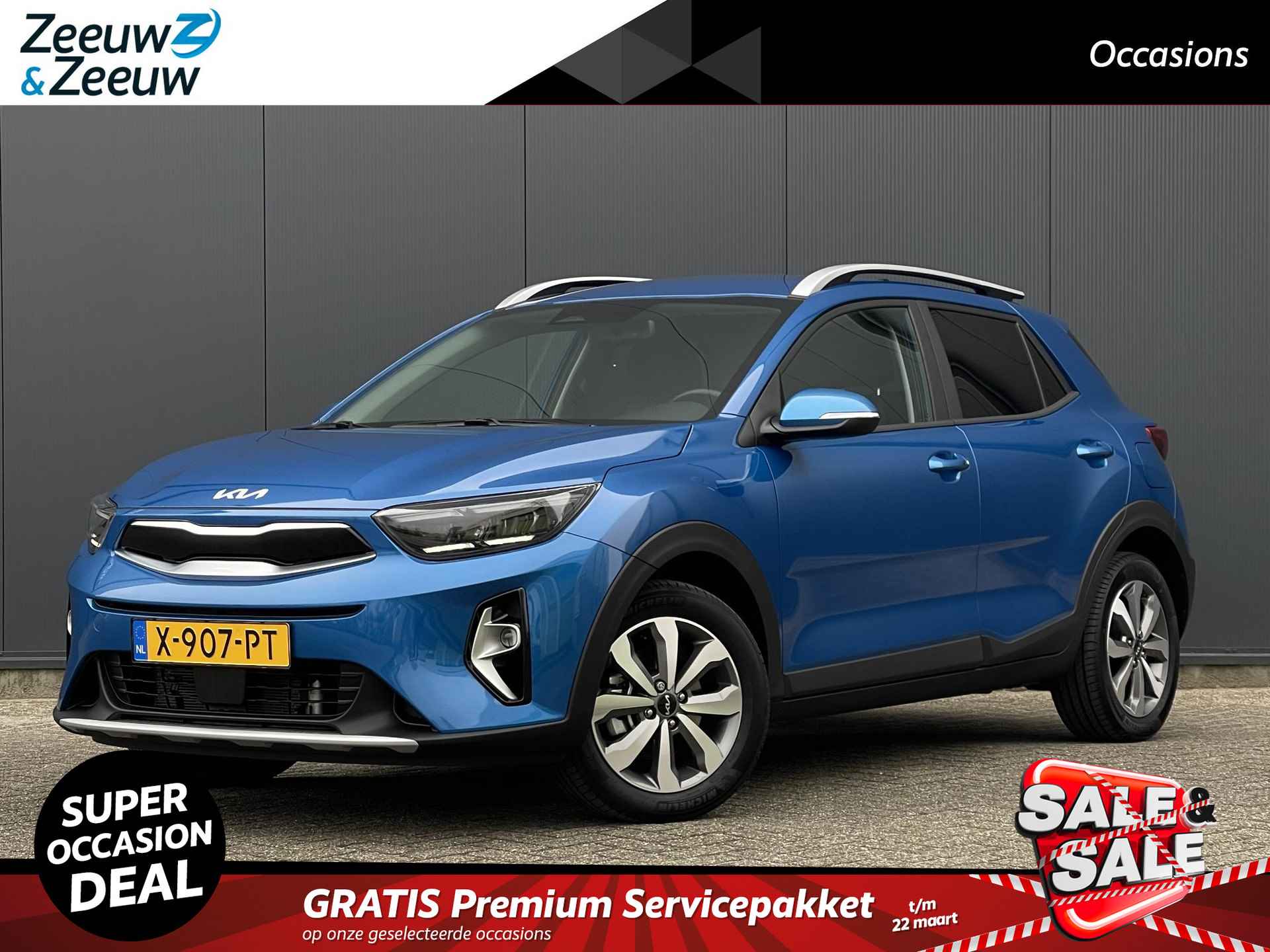 Kia Stonic 1.0 T-GDi MHEV DynamicPlusLine | Navi | Clima | Camera | Apple CarPlay & Android Auto | Keyless Entry | Dealer Onderhouden |