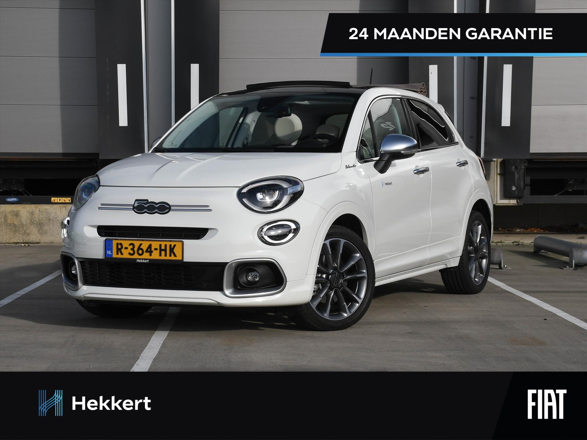 Fiat 500X DolceVita 1.5 Hybrid 130pk Automaat SOFTTOP | DAB | CRUISE | CAMERA | CLIMA | 18''LM | LANE ASSIST | DODE HOEK | KEYLESS ENTRY
