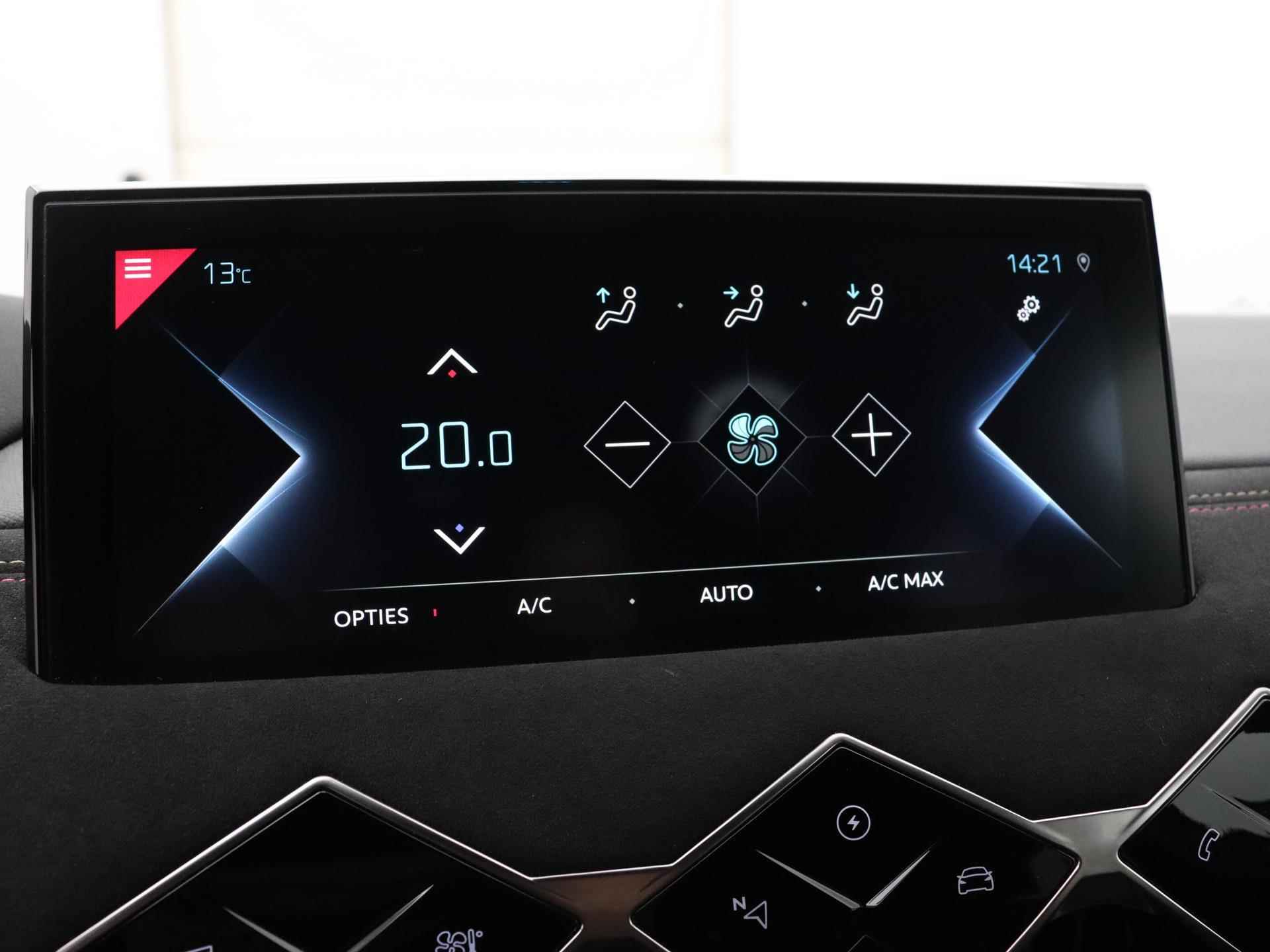 DS 3 Crossback EV 50 kWh E-Tense Performance Line+ 136pk Automaat | Navigatie | Camera | Head Up Display | Dodehoek Detectie | Adaptieve Cruise Control - 31/36
