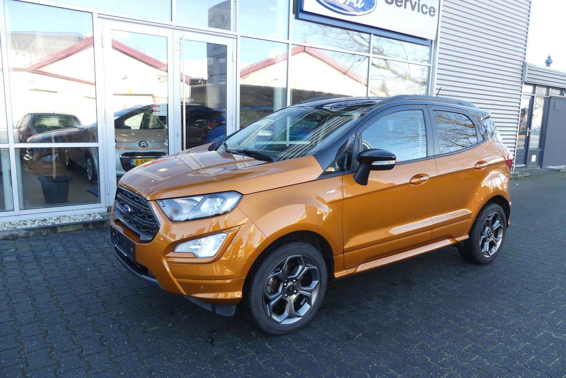 Ford EcoSport 1.0 EcoBoost ST-Line Black AUTOMAAT.NAVI.TWO TONE.CAMERA.WINTERPACK.B&O.47308KM. - 10/14