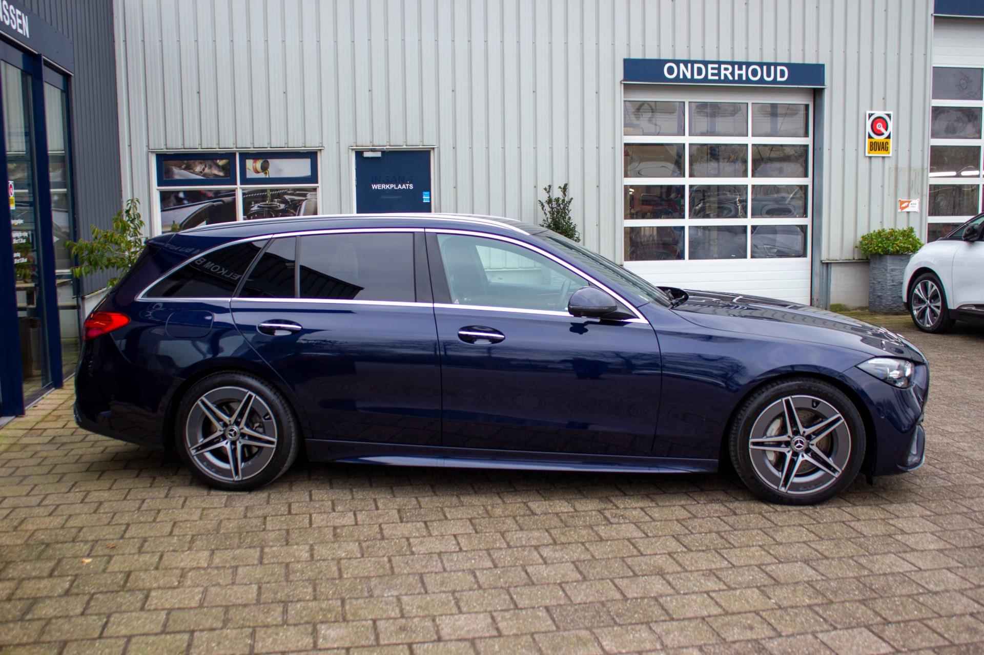 Mercedes-Benz C-klasse Estate 180 AMG Line | Prijs incl. 12 mnd garantie| Navi LMV PDC Stoelverwarming Carplay Bluetooth - 9/56