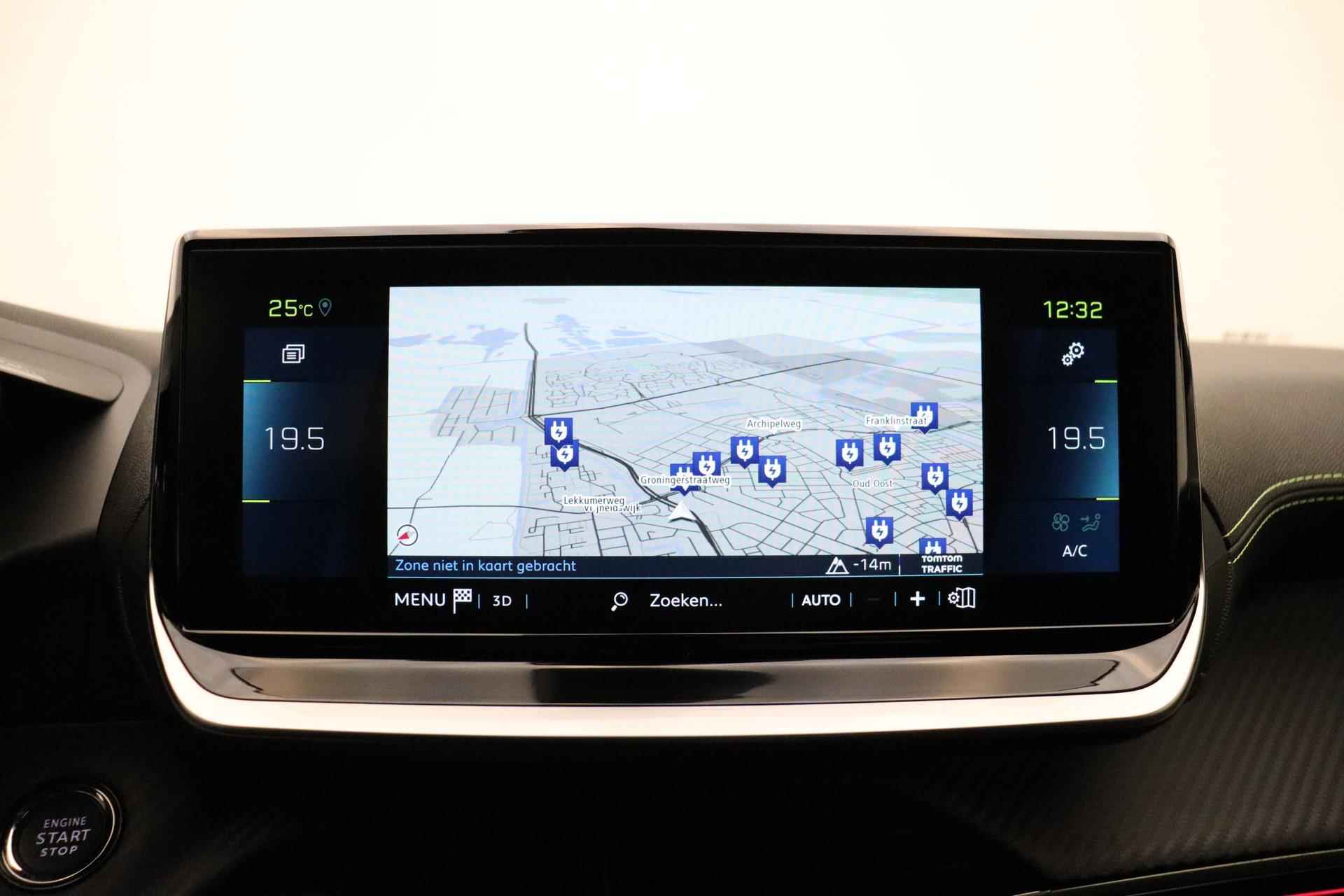 Peugeot e-208 EV GT 50 kWh 3 Fase Black Diamond | 16% bijtelling | Dodehoek Detectie | Navigatie | Achteruitrijcamera | Parkeersensoren Voor en Achter | Android Auto & Apple Carplay | - 25/36