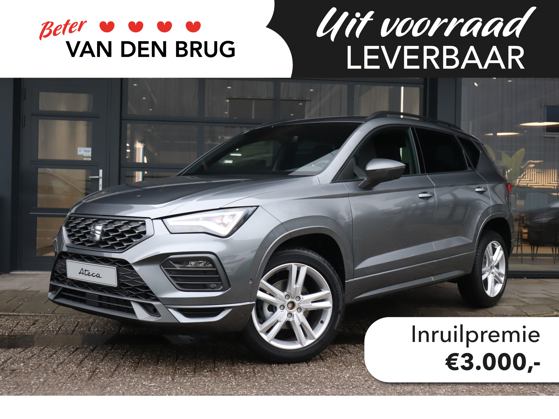 SEAT Ateca 1.5 TSI 150pk AUTOMAAT FR Business Intense | Stoel & Stuurverwarming | Virtual Cockpit | Keyless Entry