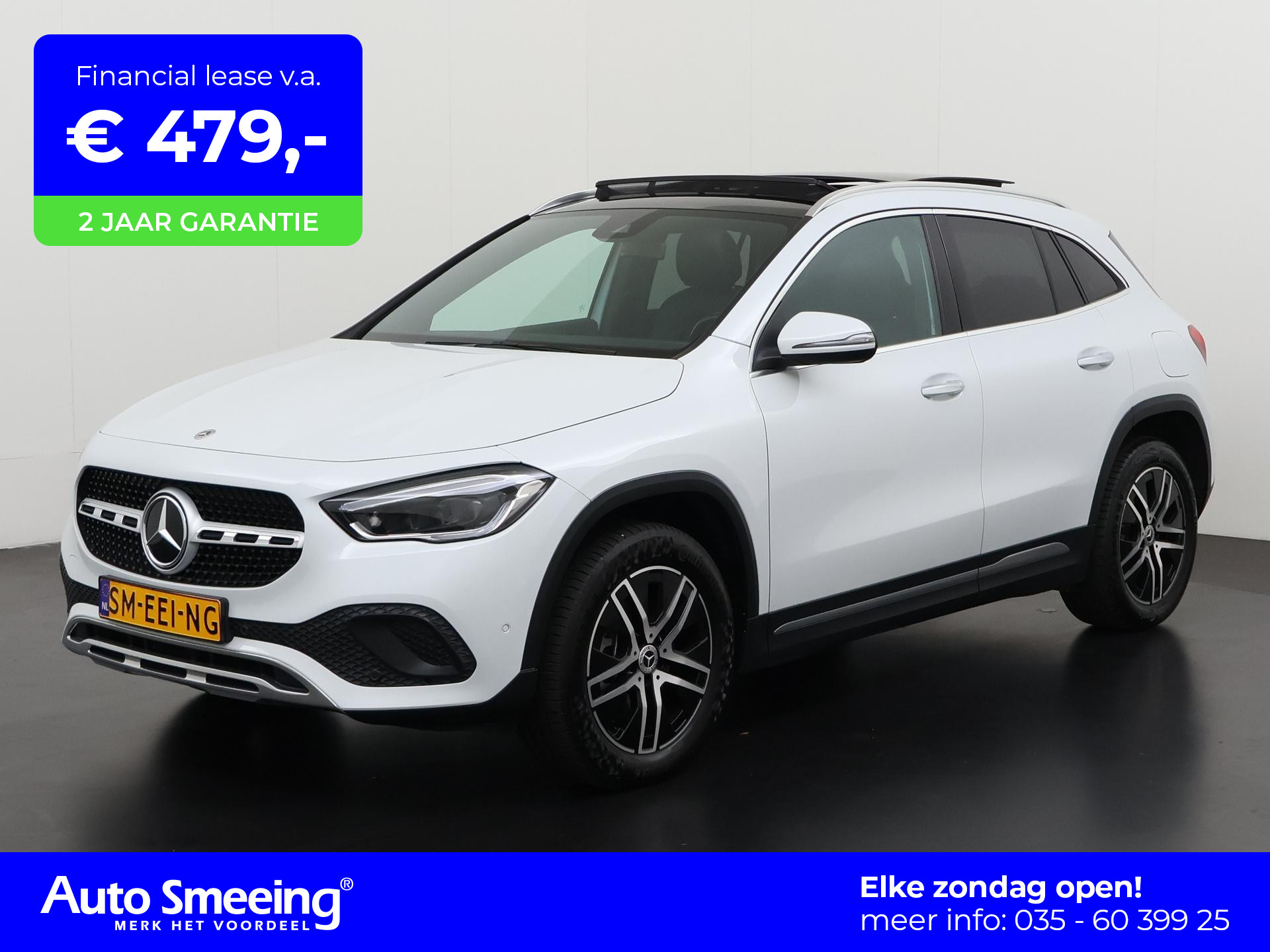 Mercedes-Benz GLA-klasse 250e Premium Plus | Panoramadak | Mem stoel | Camera | Widescreen | Zondag Open!