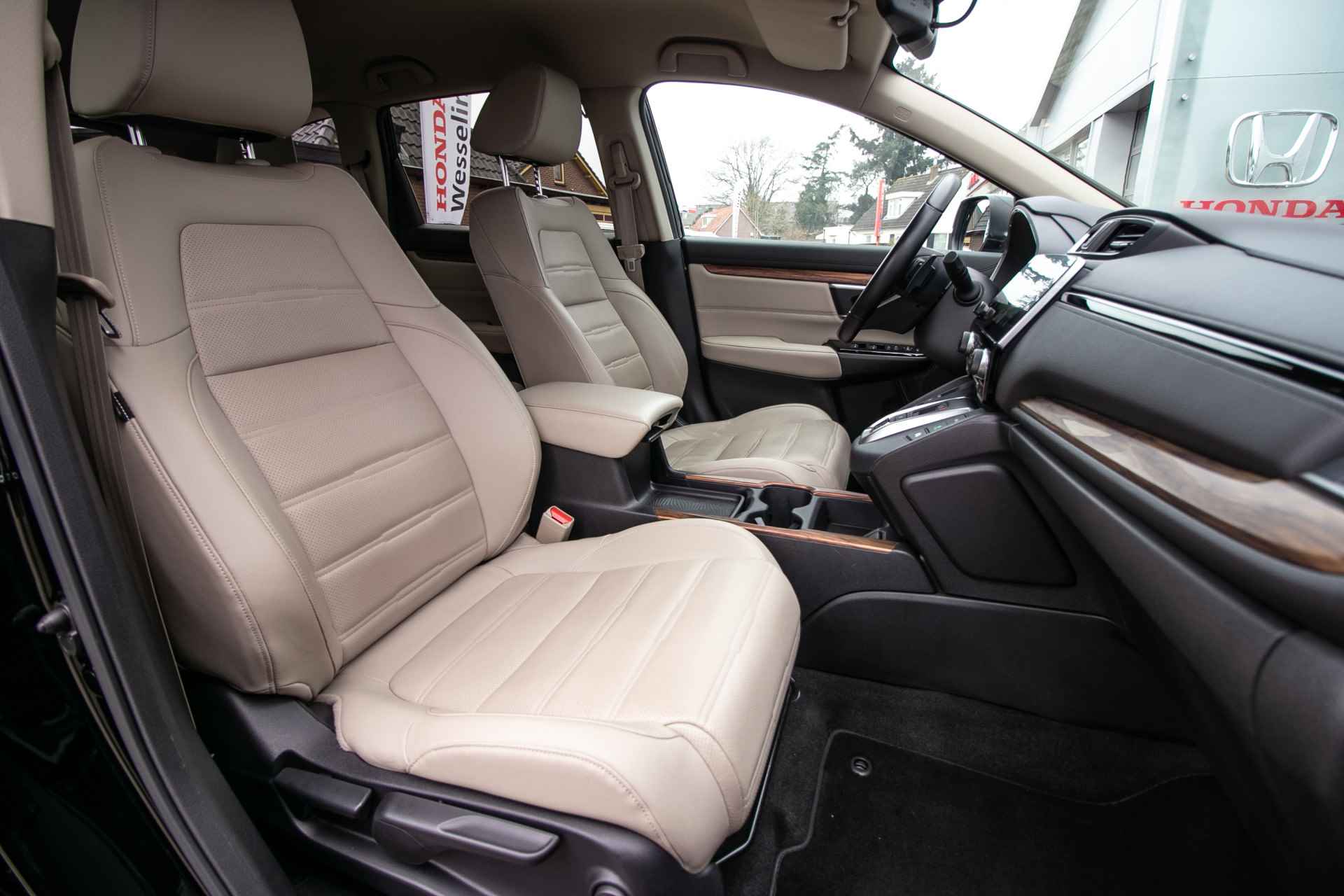 Honda CR-V 2.0 Hybrid Lifestyle automaat All-in rijklaarprijs | Beige Leder | Trekhaak | Dealer ond. | Dodehoeksens. - 5/45