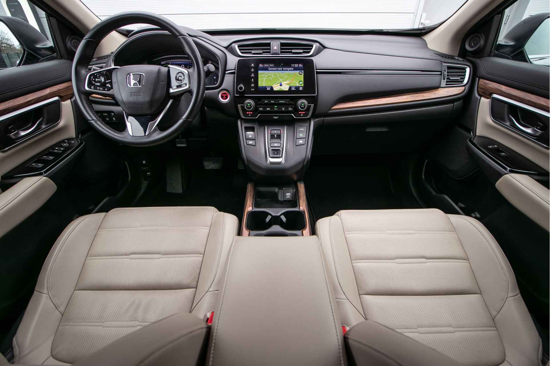 Honda CR-V 2.0 Hybrid Lifestyle automaat All-in rijklaarprijs | Beige Leder | Trekhaak | Dealer ond. | Dodehoeksens. - 11/45