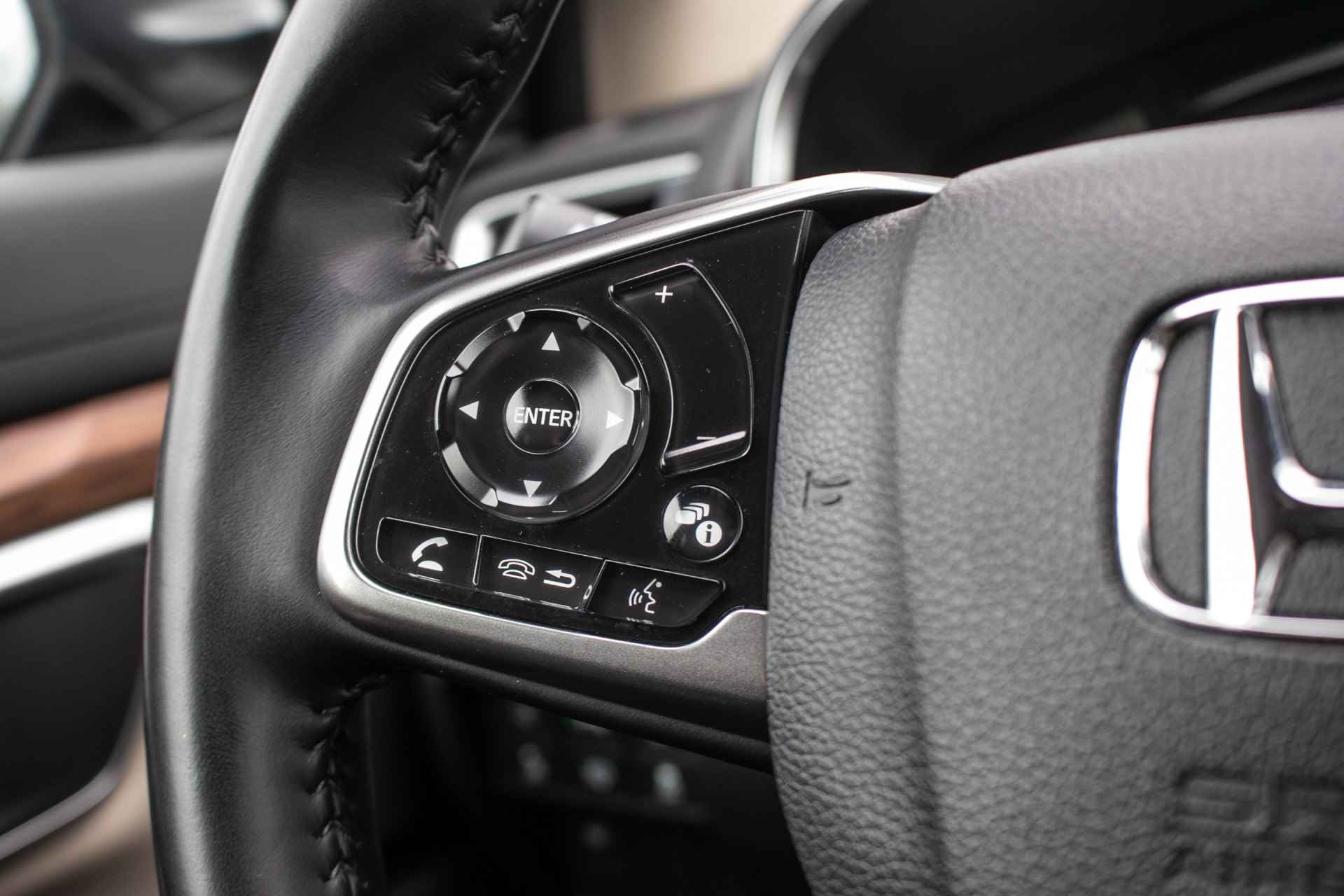 Honda CR-V 2.0 Hybrid Lifestyle automaat All-in rijklaarprijs | Beige Leder | Trekhaak | Dealer ond. | Dodehoeksens. - 35/45