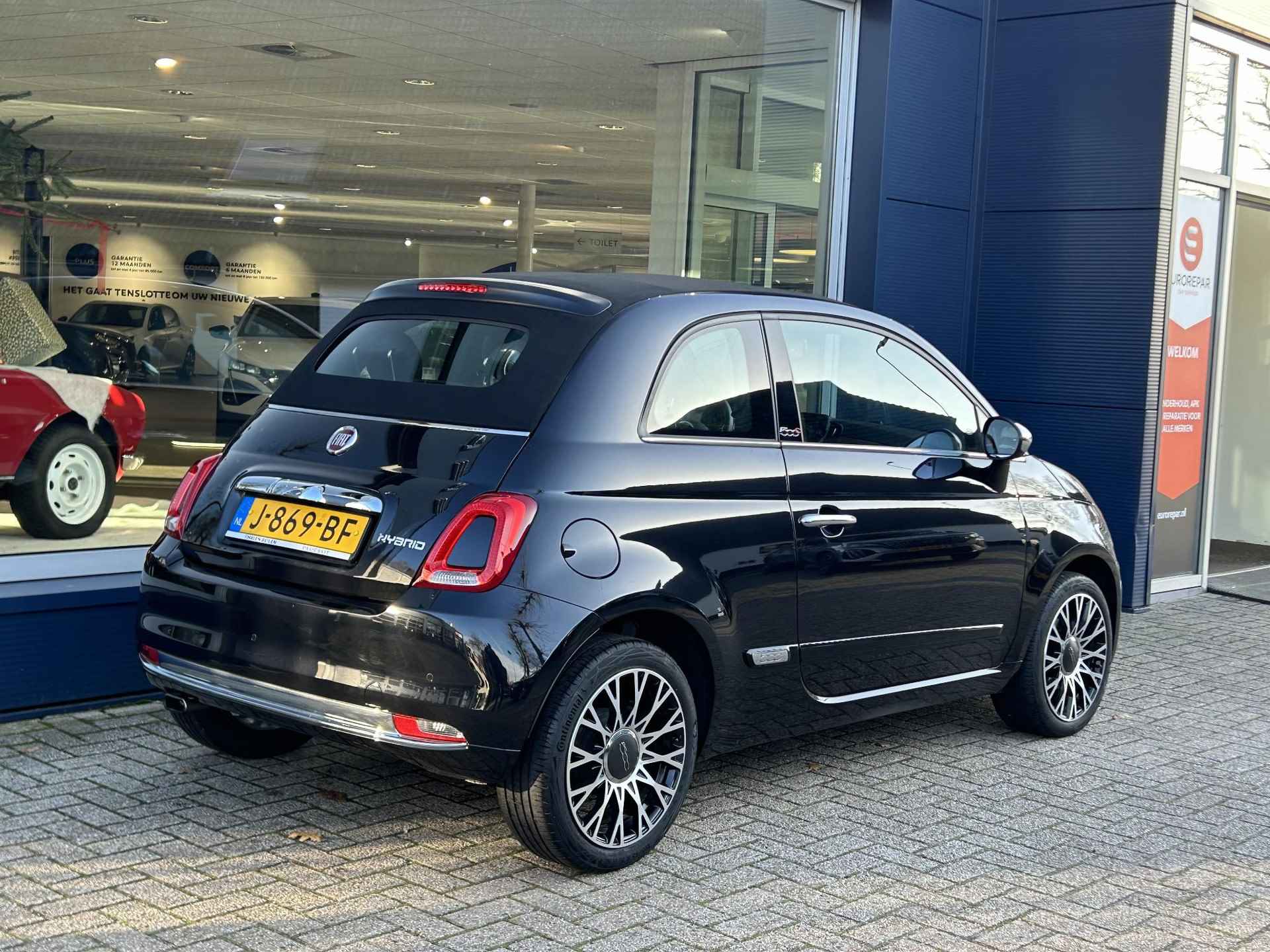 Fiat 500 C 1.0 Hybrid Star | Sportstoelen | Cabrio | Navigatie | DAB | Climate Control | Airco | Apple Carplay | PDC | Cruise Control | Bluetooth - 3/53