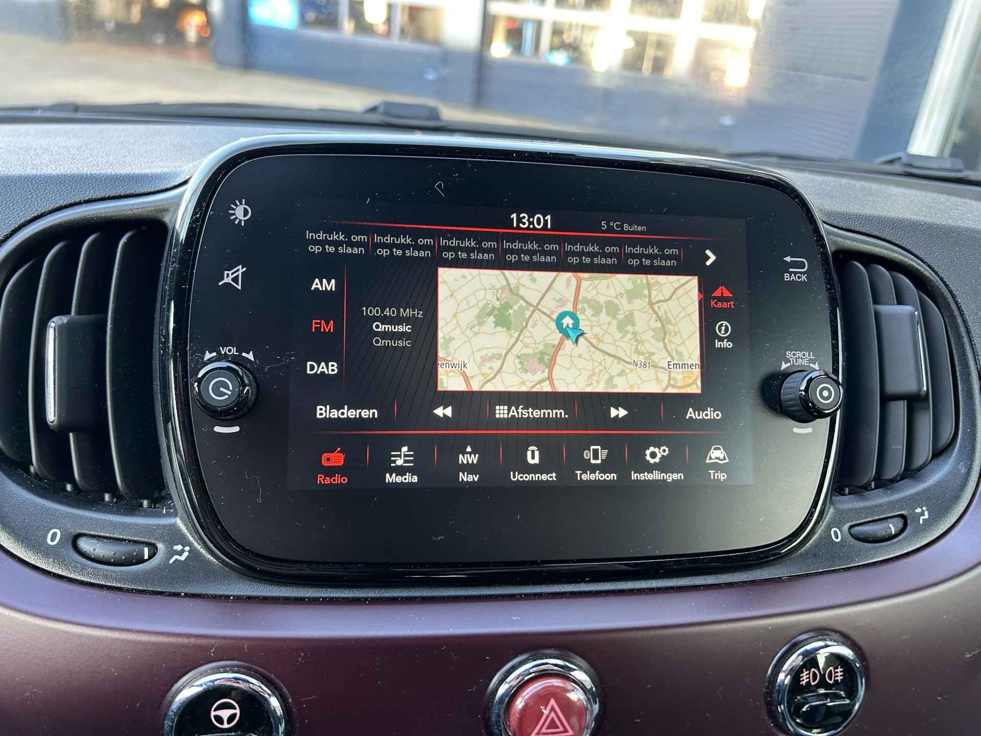 Fiat 500 C 1.0 Hybrid Star | Sportstoelen | Cabrio | Navigatie | DAB | Climate Control | Airco | Apple Carplay | PDC | Cruise Control | Bluetooth - 30/53