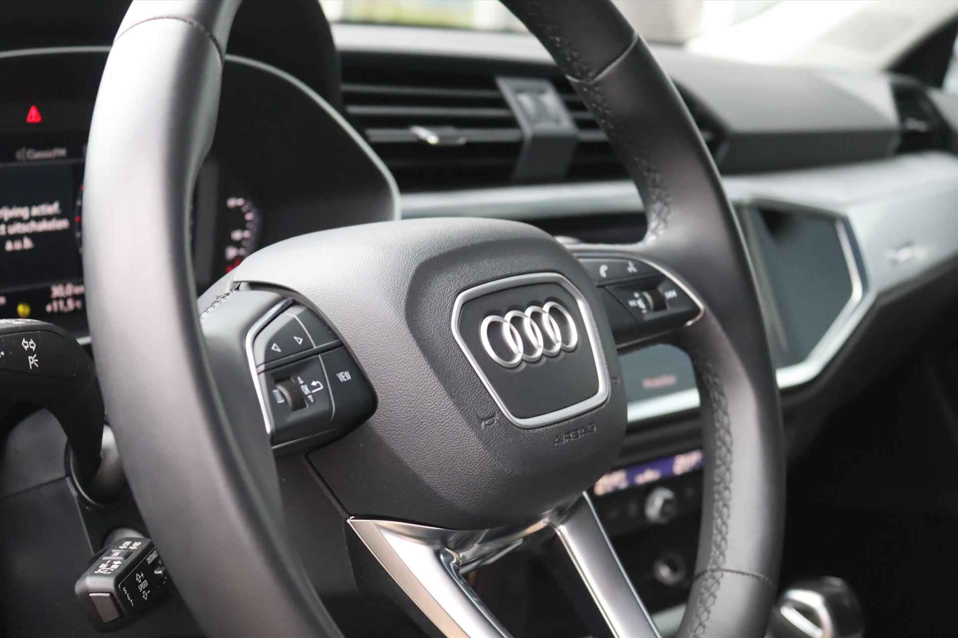 Audi Q3 45TFSIe 245PK PHEV AUTOMAAT BUSINESS E.D Navi Carplay | Adapt.Cruise | Virtual Cockpit | Verwarmde Sportstoelen | 20 Inch Lm | Electr.Klep | - 17/60