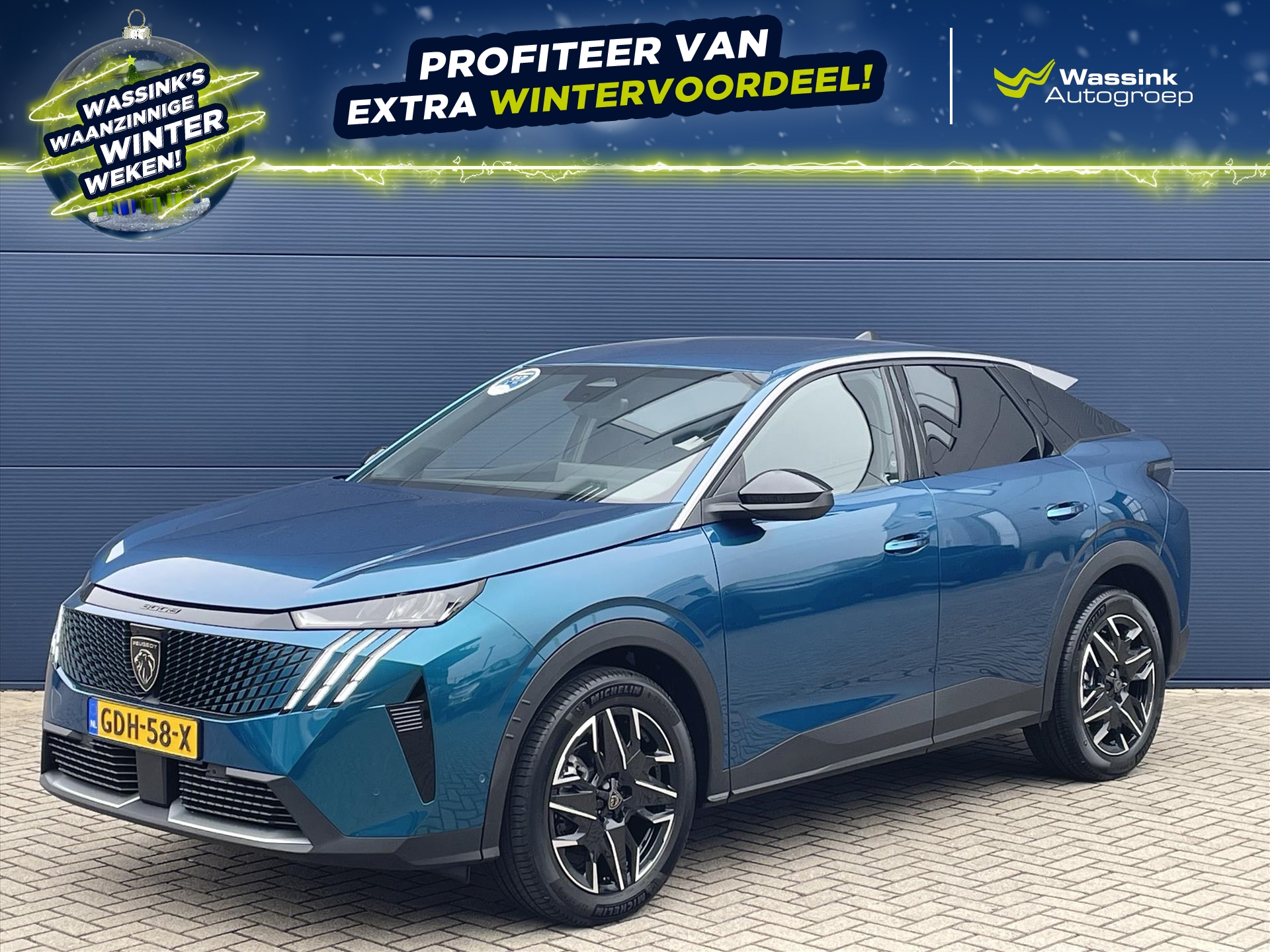 PEUGEOT 3008 1.2 HYBRID 136pk e-DCS6 Allure | Navigatie | 360 camera | LED | Nieuw in de showroom |