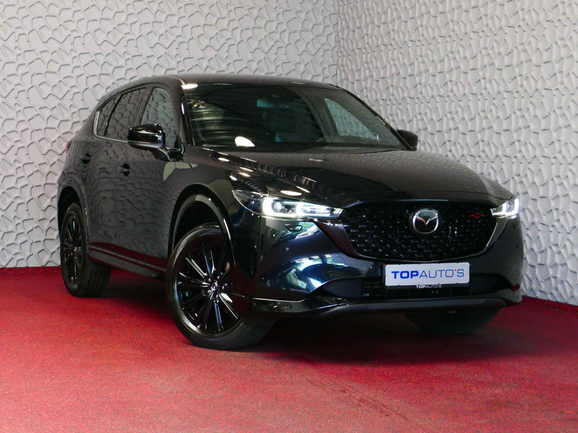 Mazda CX-5 E-SKYACTIV LUXURY 2.0 165 PK LEER BOSE ELEK.KLEP HEADUP 360.CAMERA 19''LMV FULL LED CARPLAY NAVI STOEL/STUUR VERW. STOELKOELING  05/2024 - 42/69