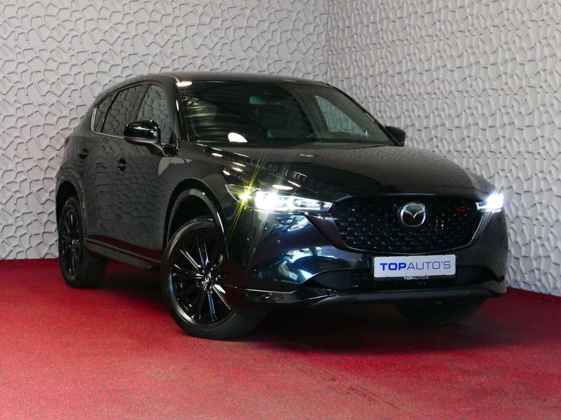 Mazda CX-5 E-SKYACTIV LUXURY 2.0 165 PK LEER BOSE ELEK.KLEP HEADUP 360.CAMERA 19''LMV FULL LED CARPLAY NAVI STOEL/STUUR VERW. STOELKOELING  05/2024 - 43/69