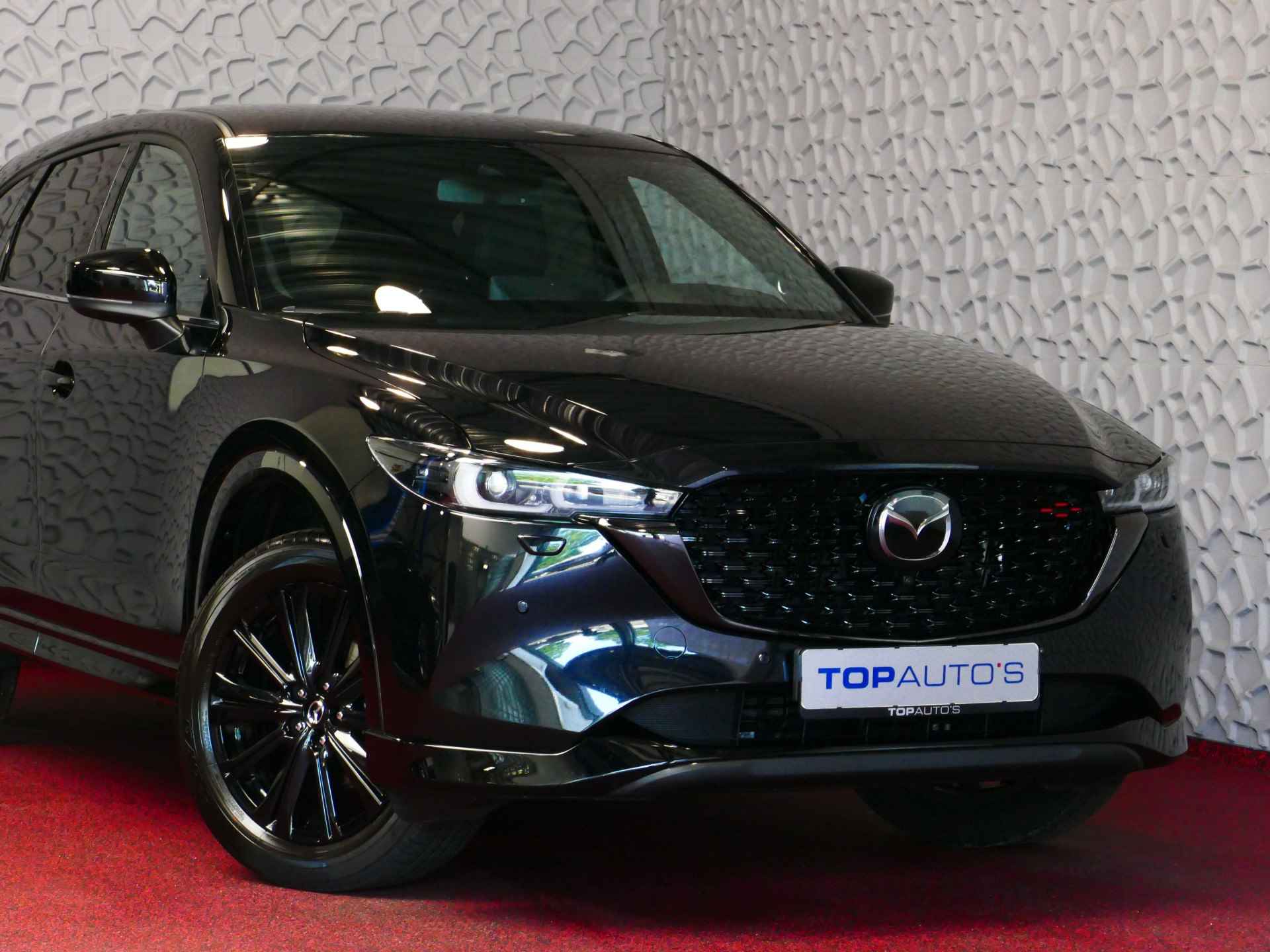 Mazda CX-5 E-SKYACTIV LUXURY 2.0 165 PK LEER BOSE ELEK.KLEP HEADUP 360.CAMERA 19''LMV FULL LED CARPLAY NAVI STOEL/STUUR VERW. STOELKOELING  05/2024 - 44/69