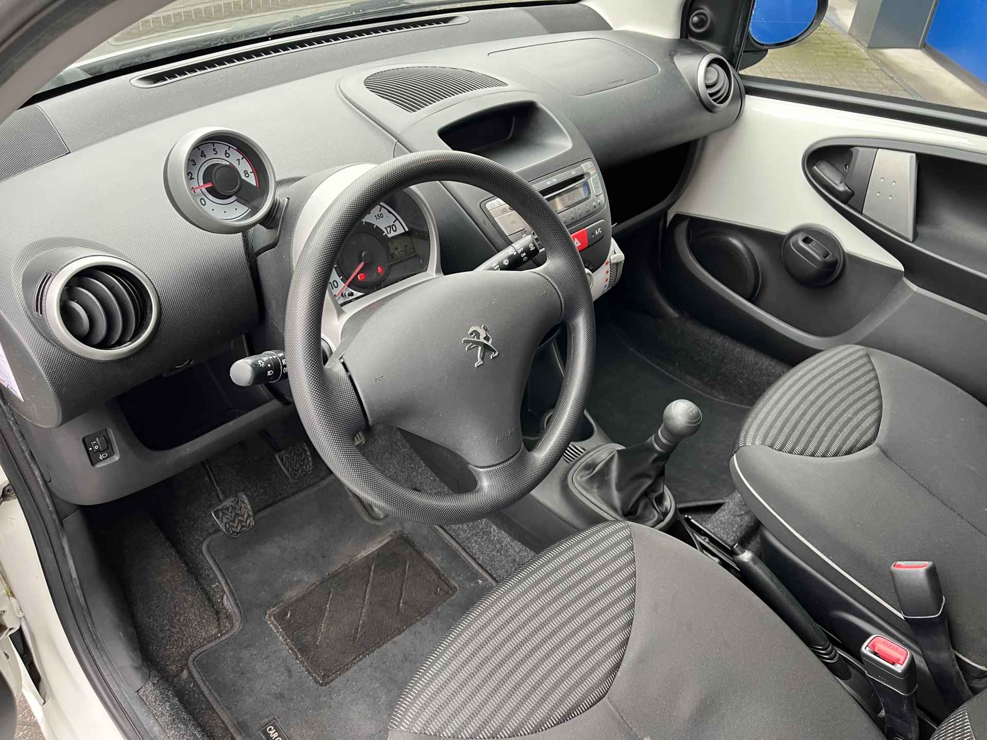 Peugeot 107 1.0 50kW Airco/ NAP/ 5Drs/ Nwe Apk/ Active - 12/20