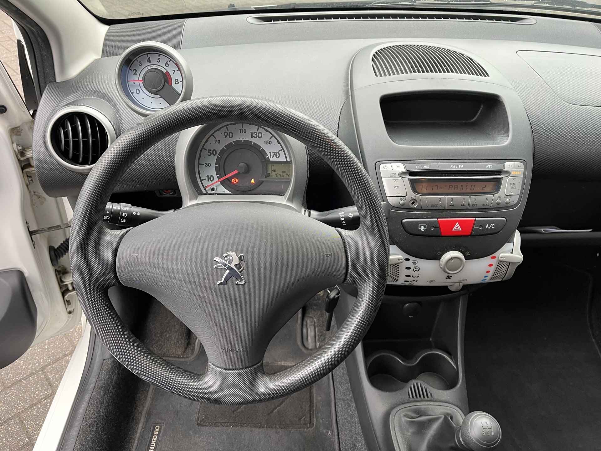 Peugeot 107 1.0 50kW Airco/ NAP/ 5Drs/ Nwe Apk/ Active - 13/20