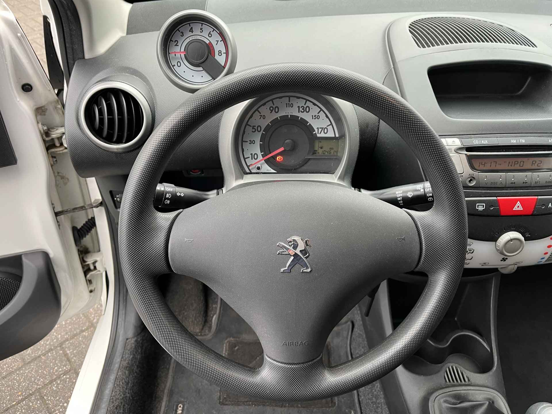 Peugeot 107 1.0 50kW Airco/ NAP/ 5Drs/ Nwe Apk/ Active - 14/20