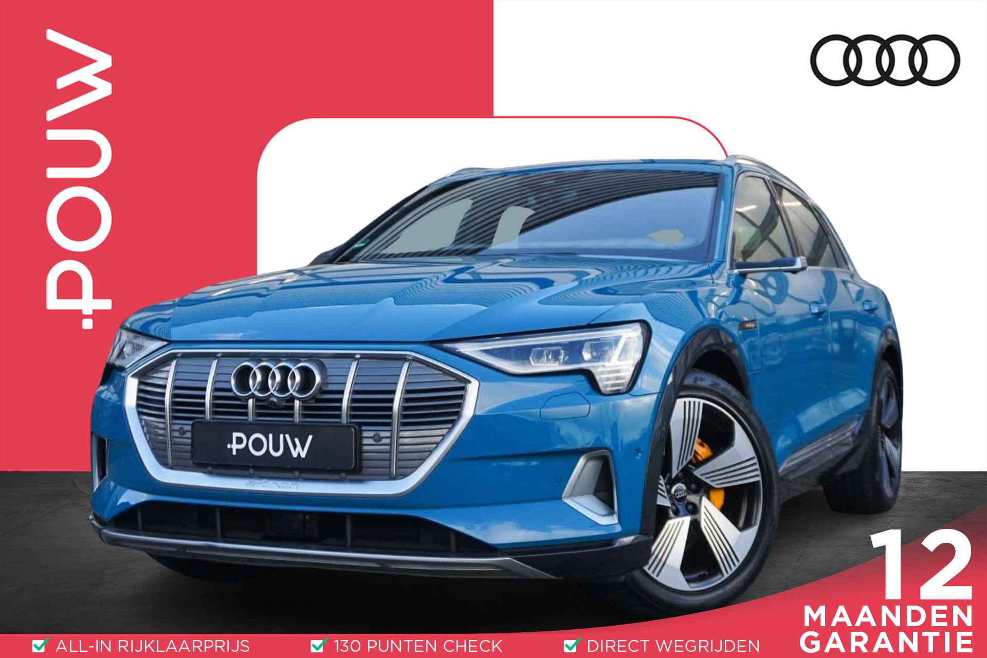 Audi e-tron 55 quattro 408pk advanced 95 kWh | Panoramadak | Trekhaak | Leder | 360 Camera