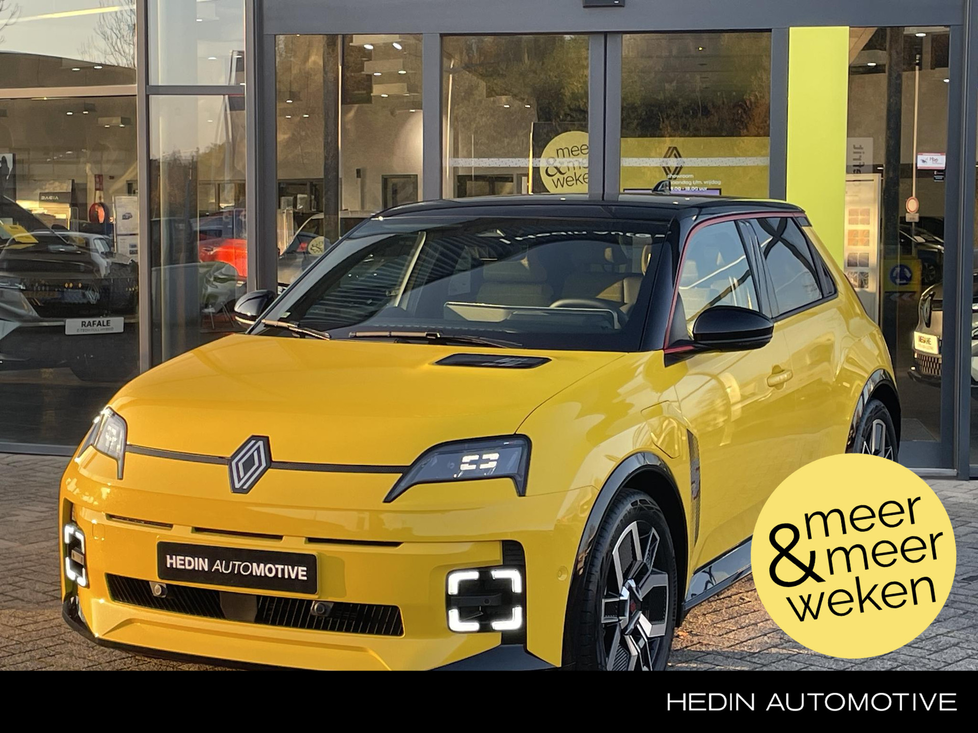 Renault 5 iconic cinq 52 kWh ALLEEN BESCHIBKAAR VOOR PROEFRITTEN | Apple carplay/Android Auto | Lichtmetalen velgen | Cruise Control Adaptief | Climate Control |