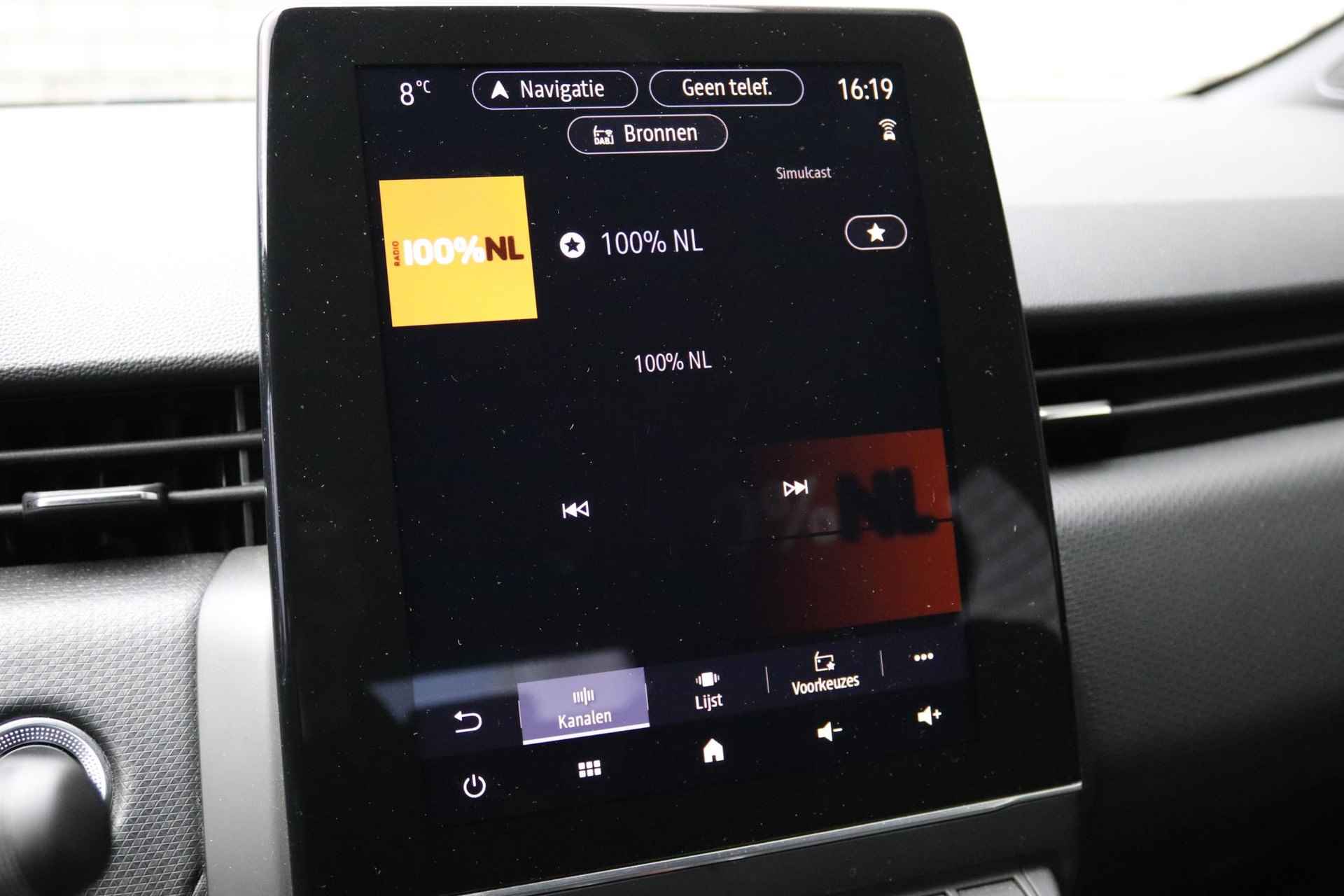Renault Clio 1.6 E-Tech Hybrid 140 Intens | Navigatie 9,3" | Apple Carplay | Climate Control | LED koplampen | Camera | Parkeersensoren | LMV 16" | All-Seasons - 22/34