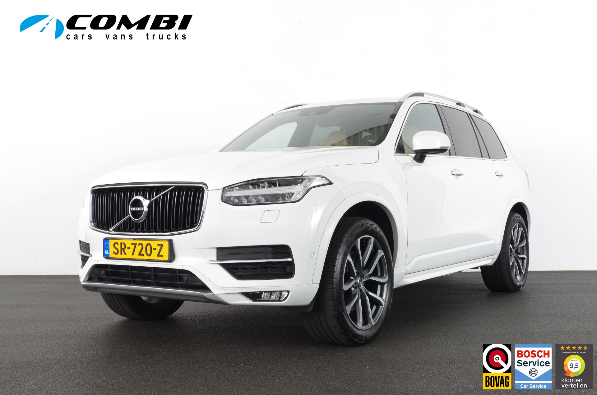 Volvo XC90 2.0 D5 AWD Momentum > 236pk/camera/trekhaak/donkere hemel/20inch...